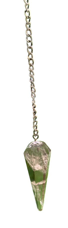 Smoky Quartz Faceted Pendulum