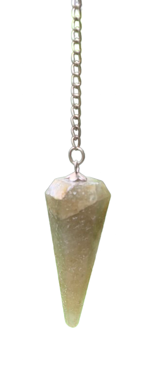 Aventurine Faceted Pendulum