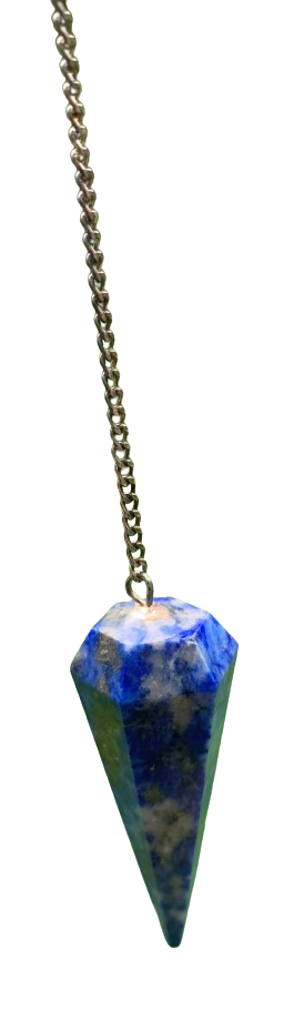 Lapis Lazuli Faceted Pendulum