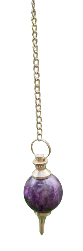 Amethyst Sphere Pendulum