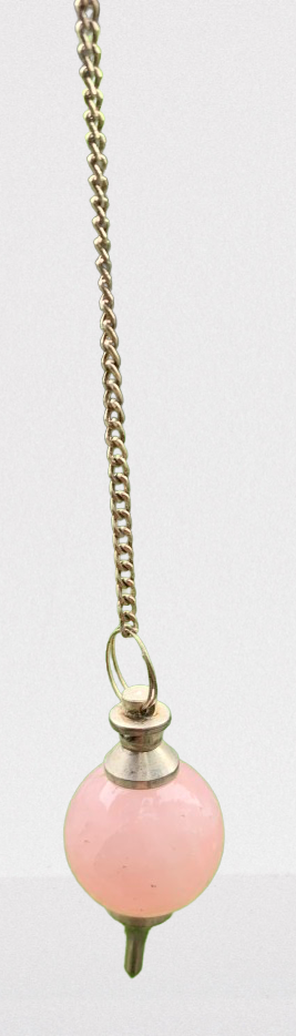 Rose Quartz Sphere Pendulum