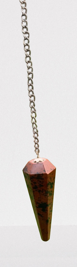Mahogany Obsedian Faceted Pendulum