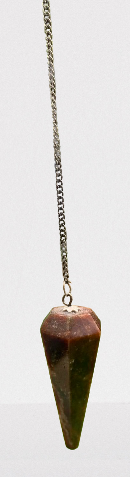 Garnet Faceted Pendulum