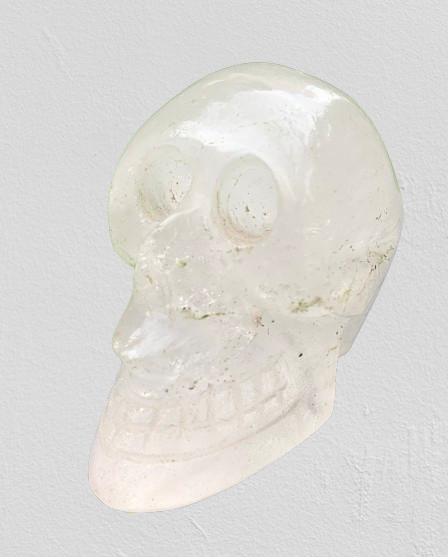 Clear Quartz Skull