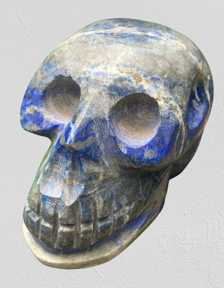 Lapis Lazuli Skull