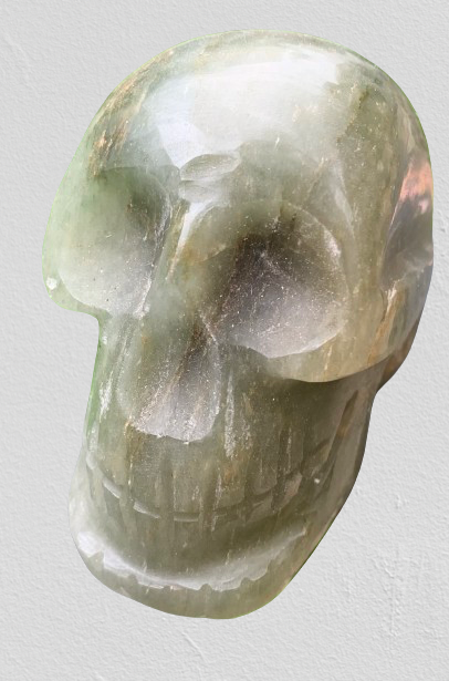 Aventurine Skull