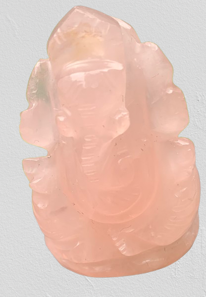 Rose Quartz Ganesha