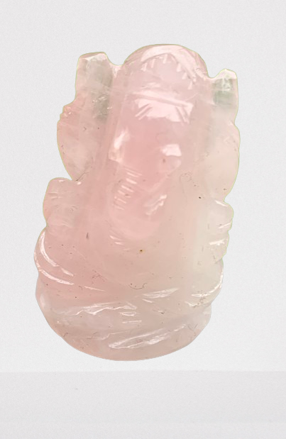 Rose Quartz Ganesha
