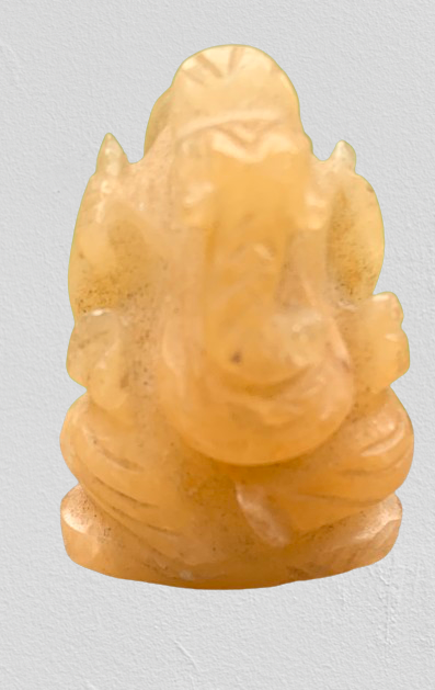 Peach Aventurine Ganesha