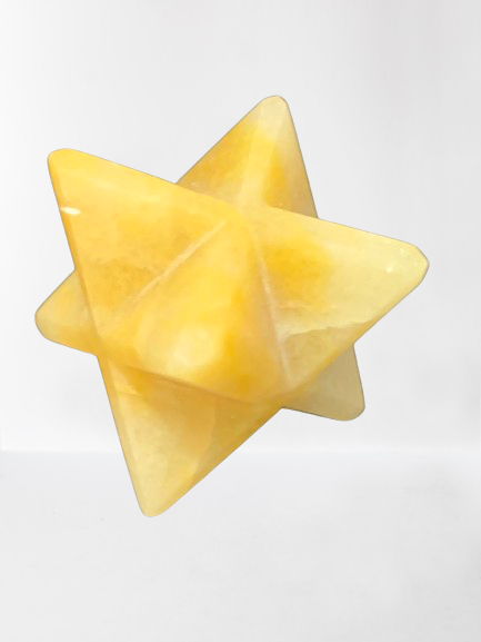 Peach Aventurine Merkaba Star