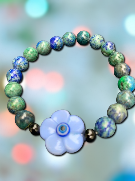 Azurite With Malachite Bracelet