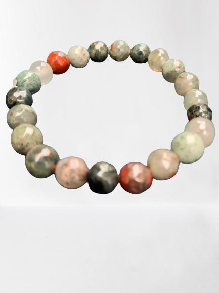Blood Stone Faceted Bracelet