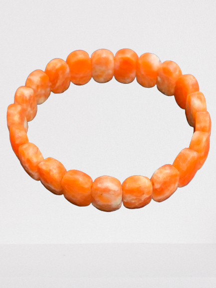 Orange Calcite Bracelet