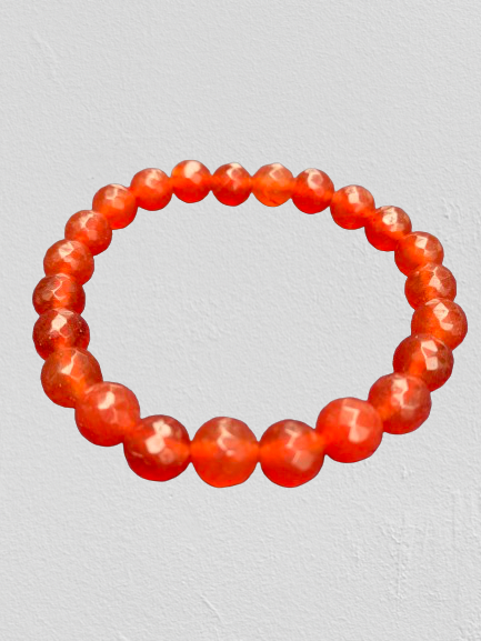 Carnelian Faceted Bracelet