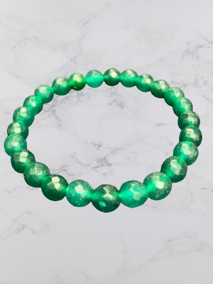Jade Faceted Bracelet