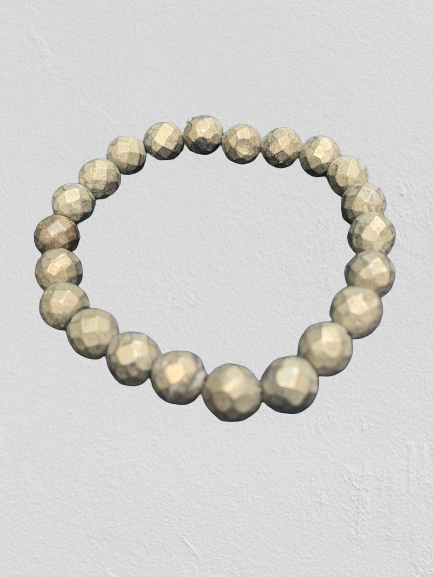 Pyrite Faceted Bracelet