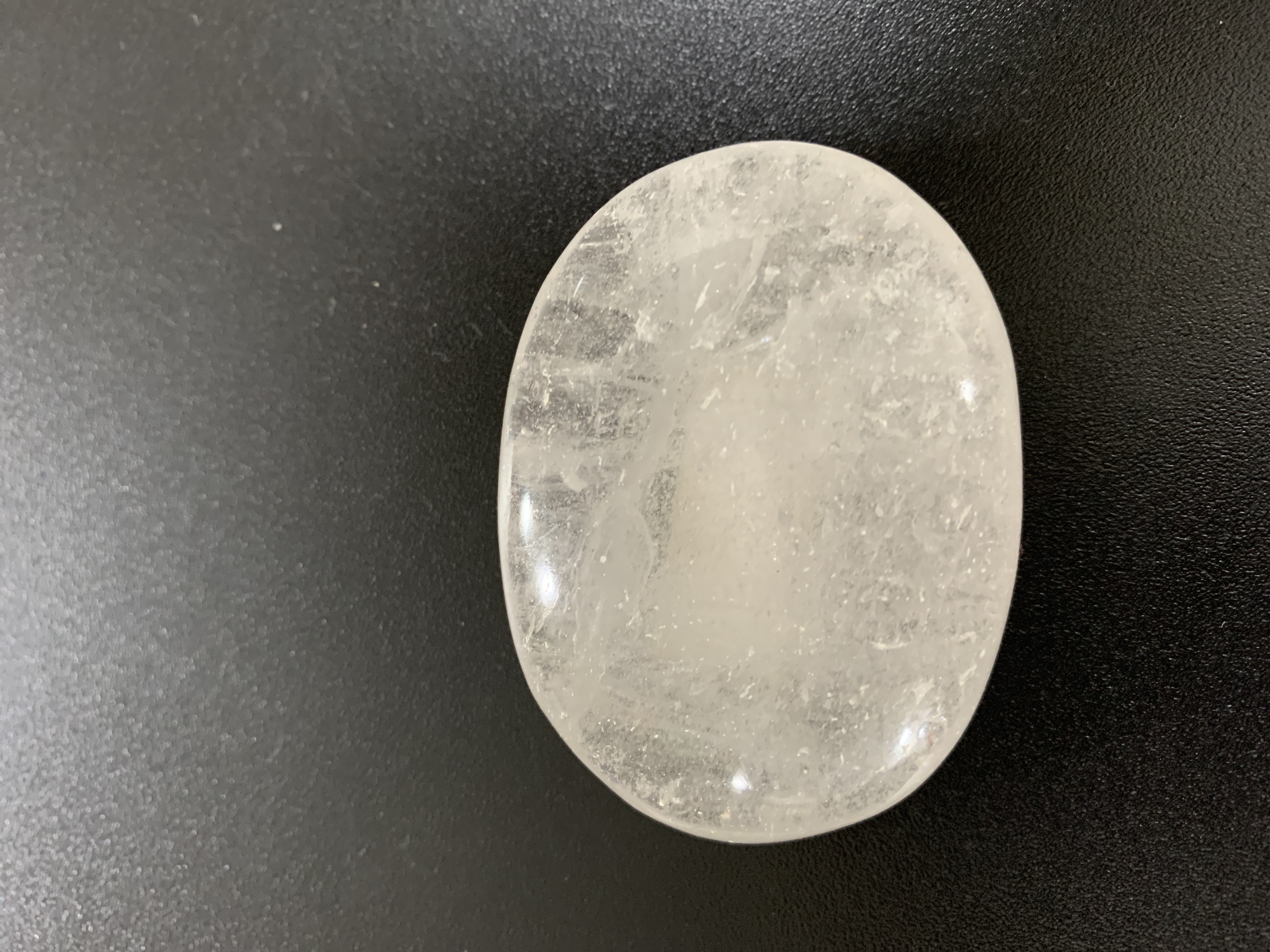Clear Quartz Palm Stone