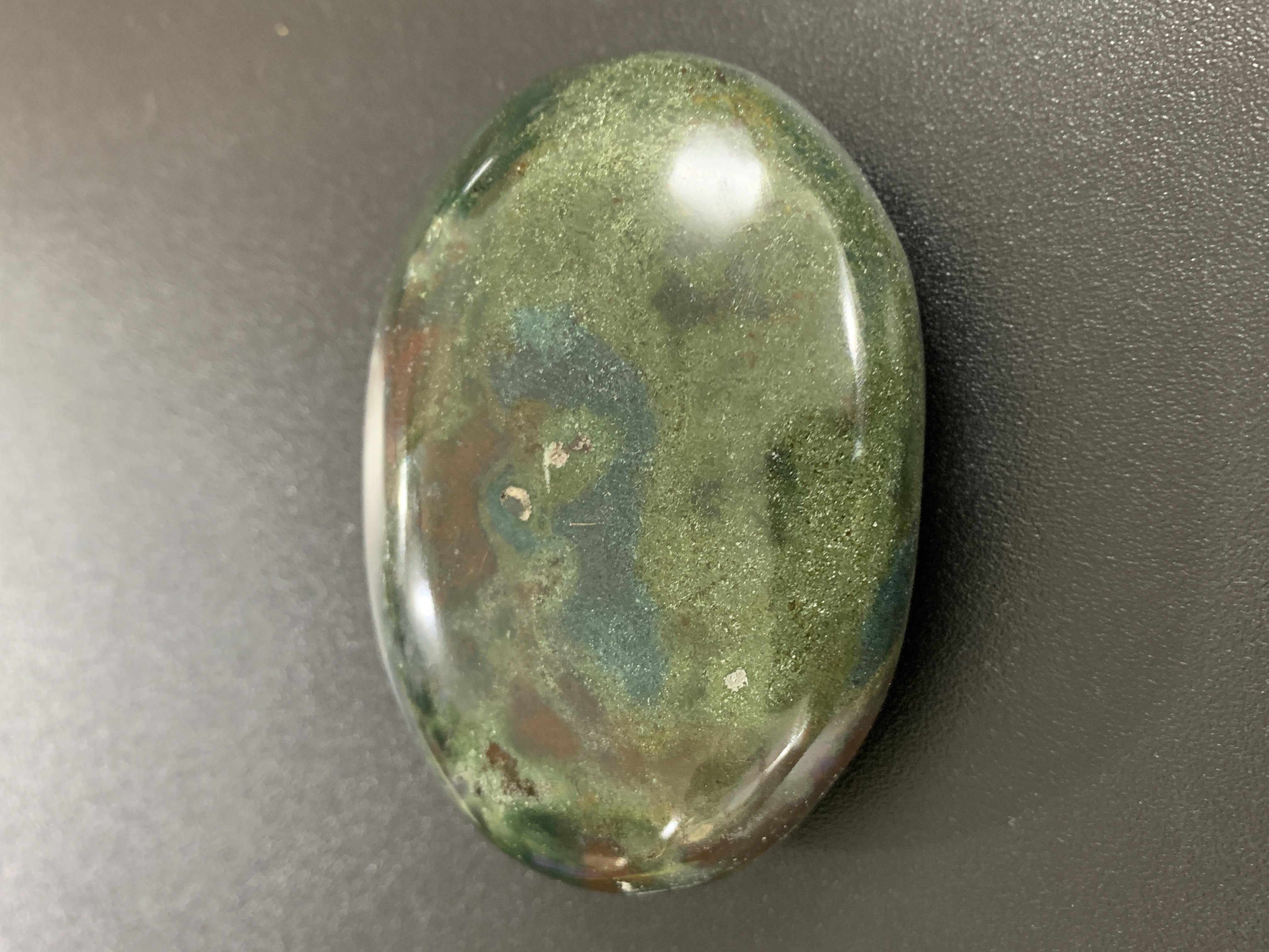 Blood Stone Palm Stone