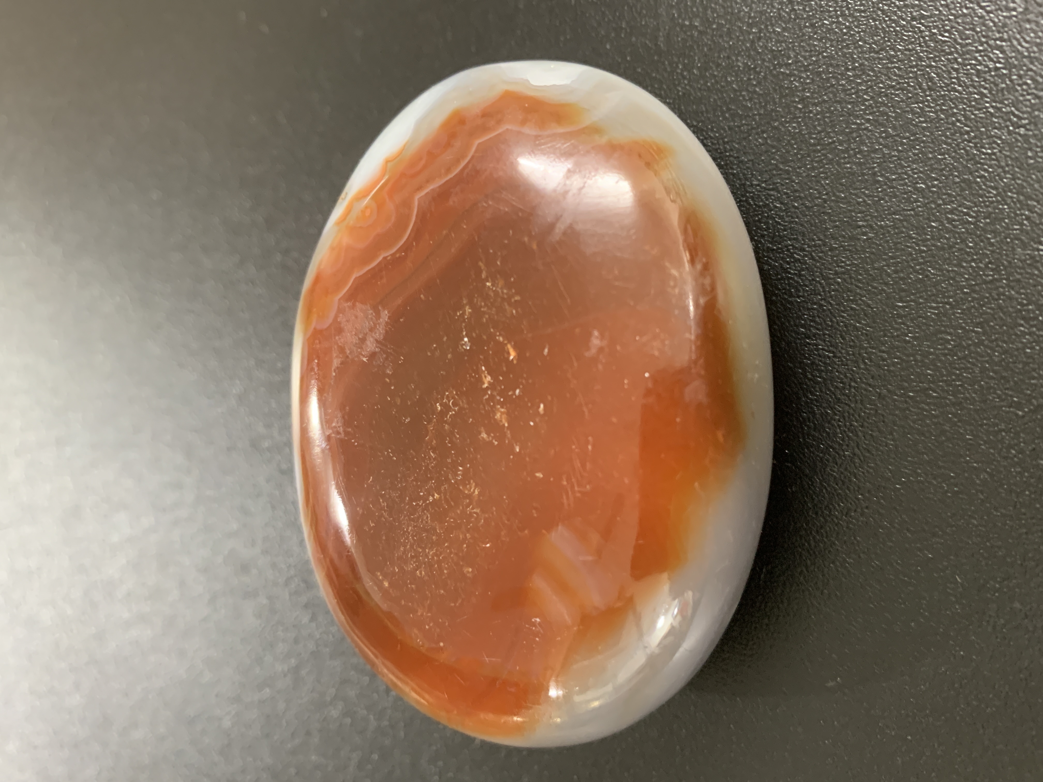 Carnelian Palm Stone