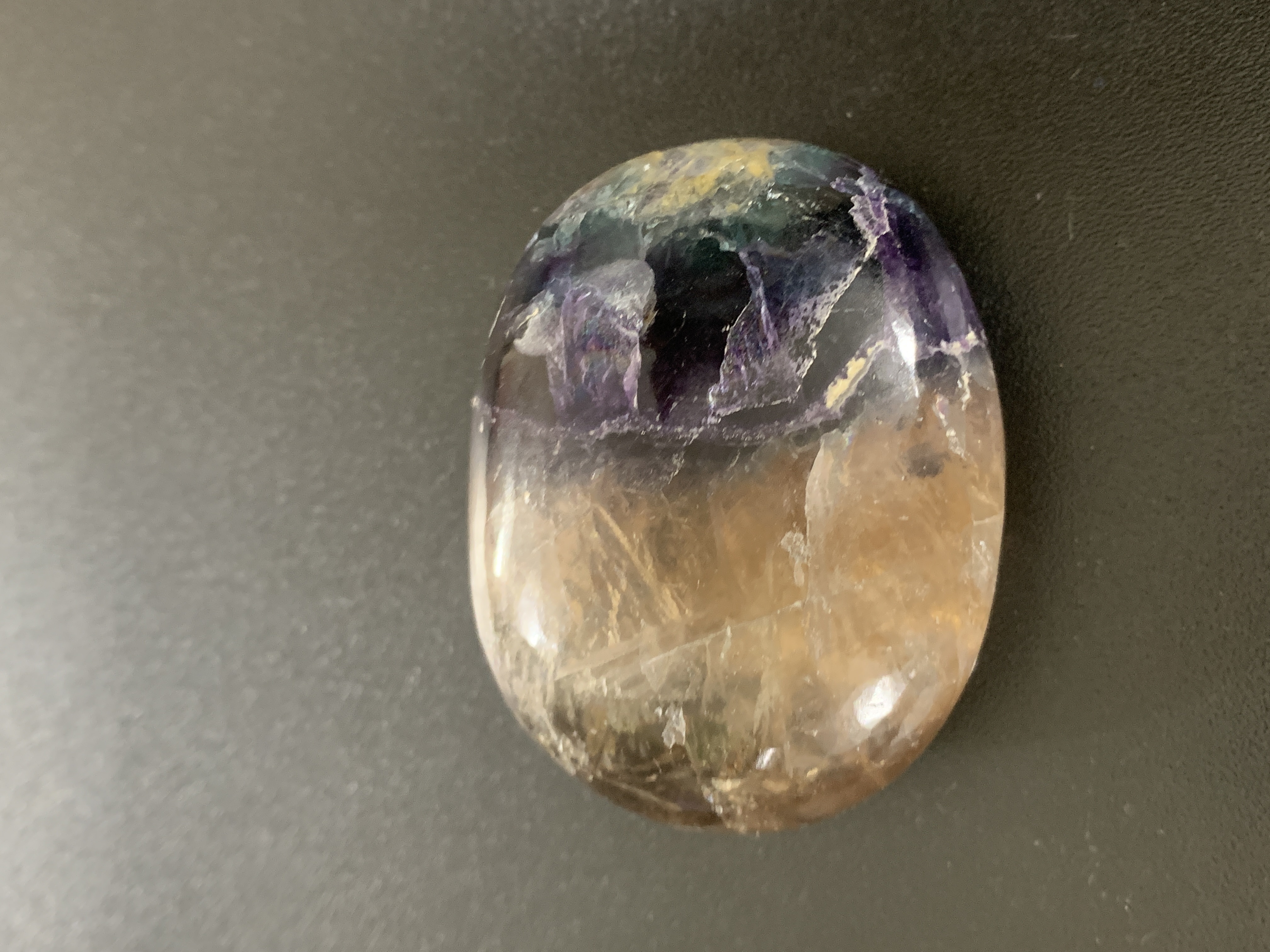 Fluorite Palm Stone
