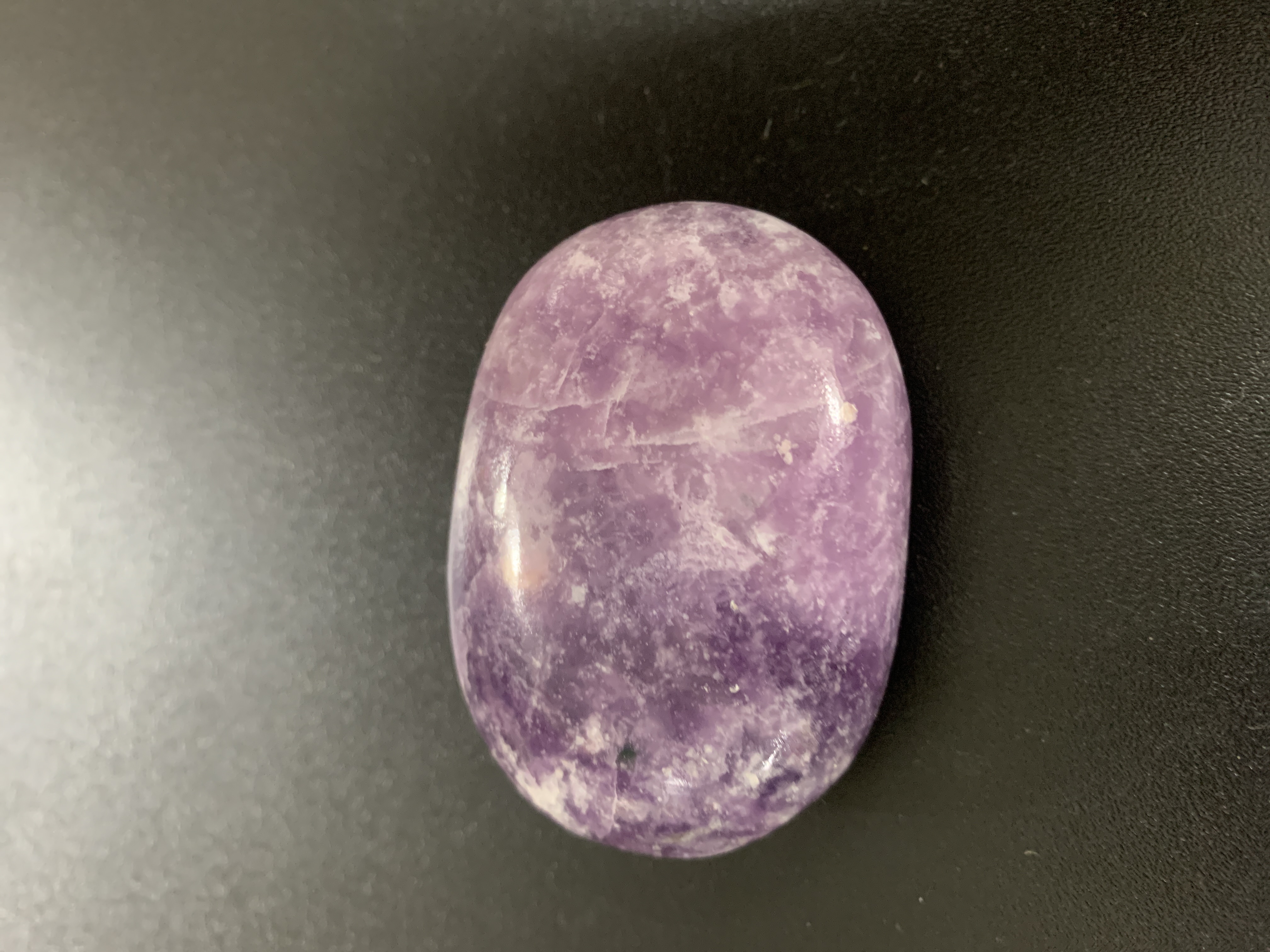 Lepidolite Palm Stone