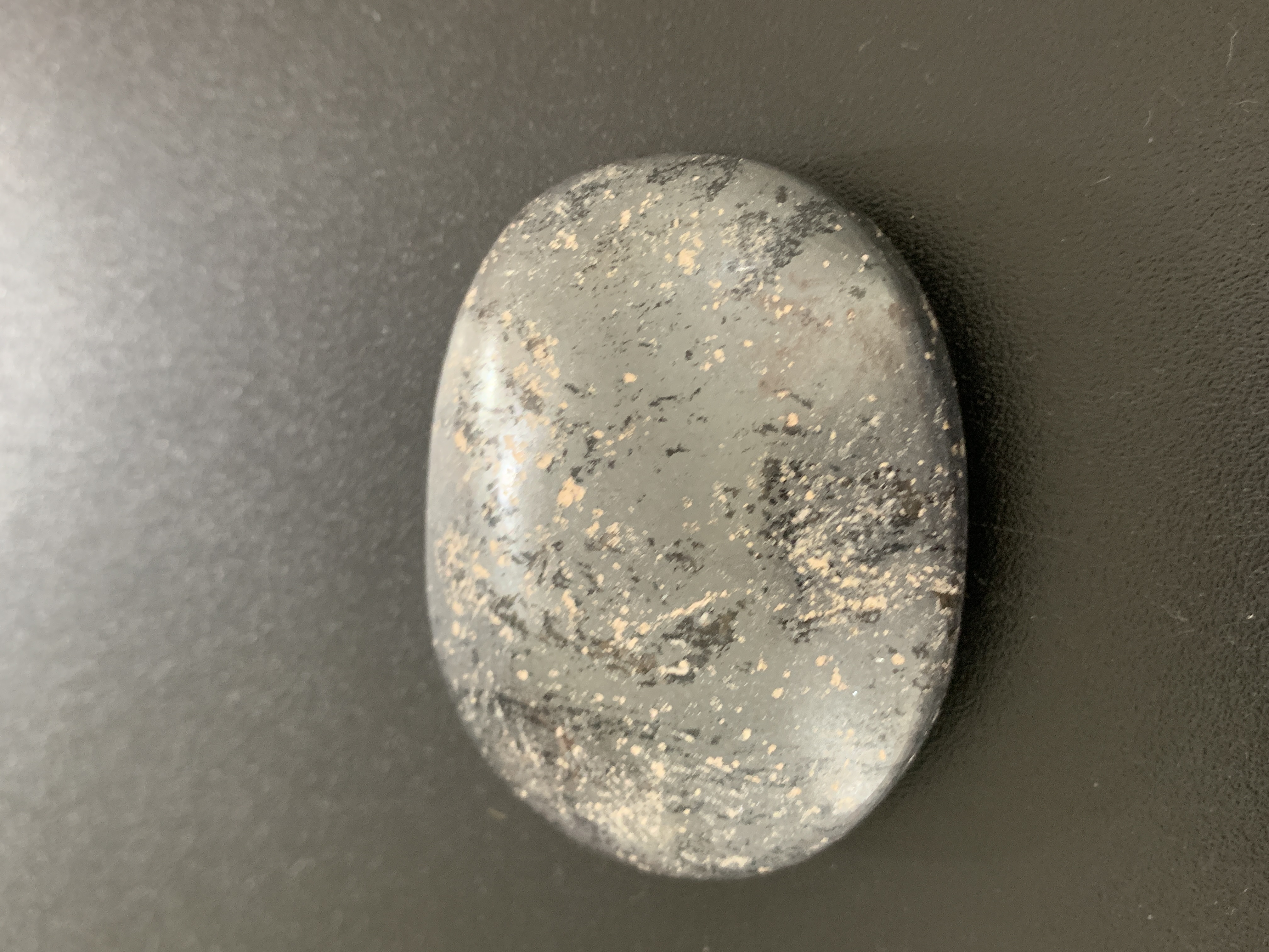 Hematite Palm Stone