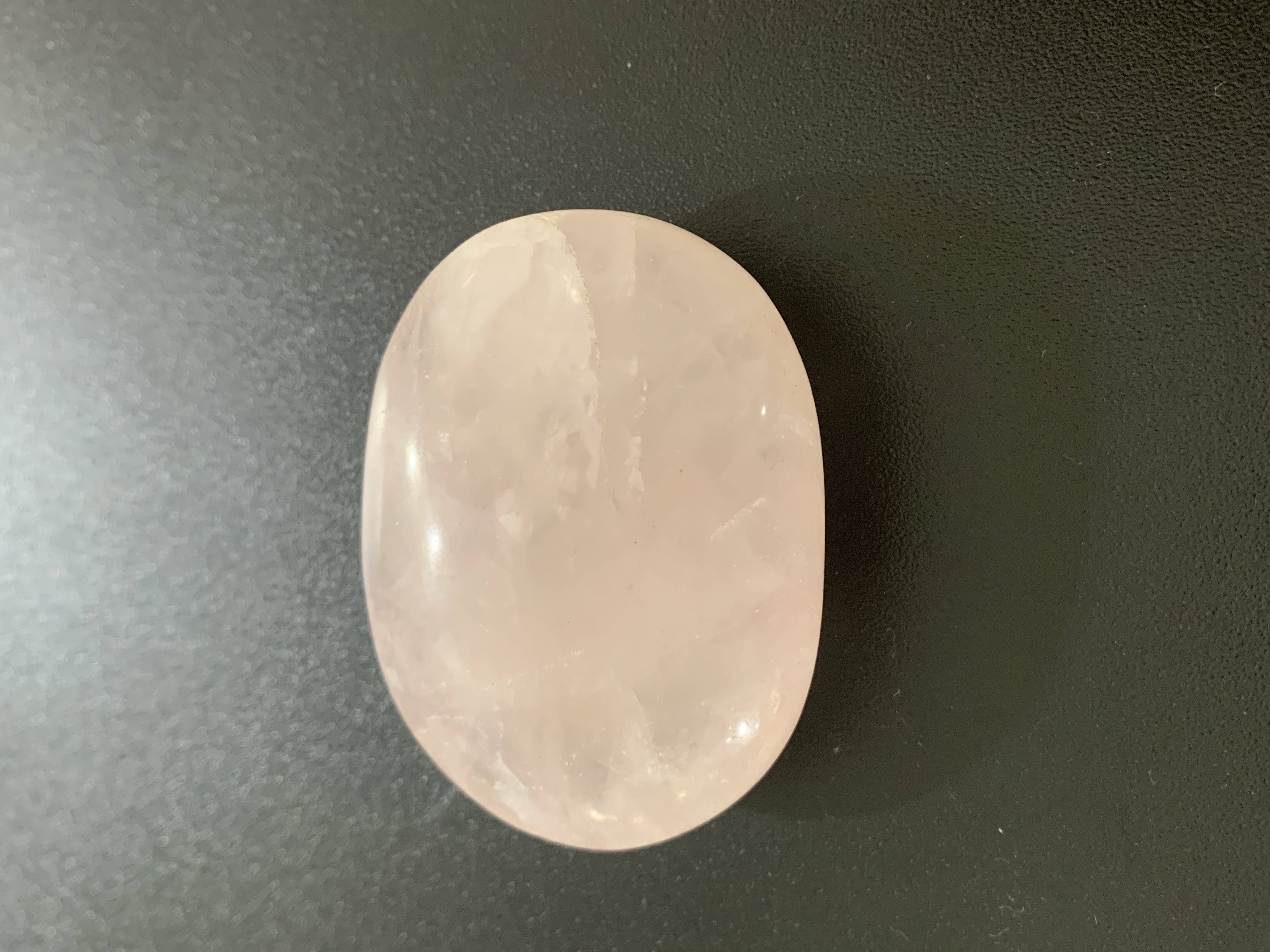 Rose Quartz Palm Stone