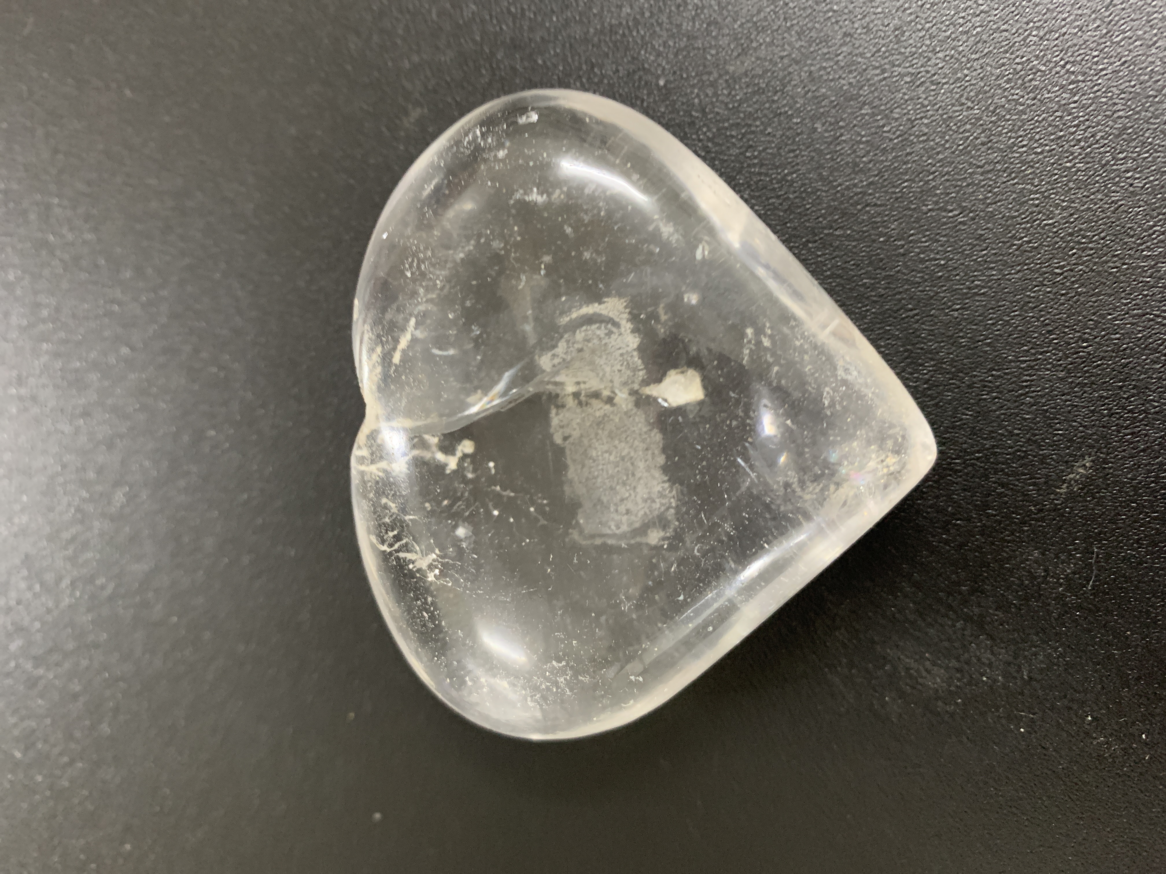 Clear Quartz Heart