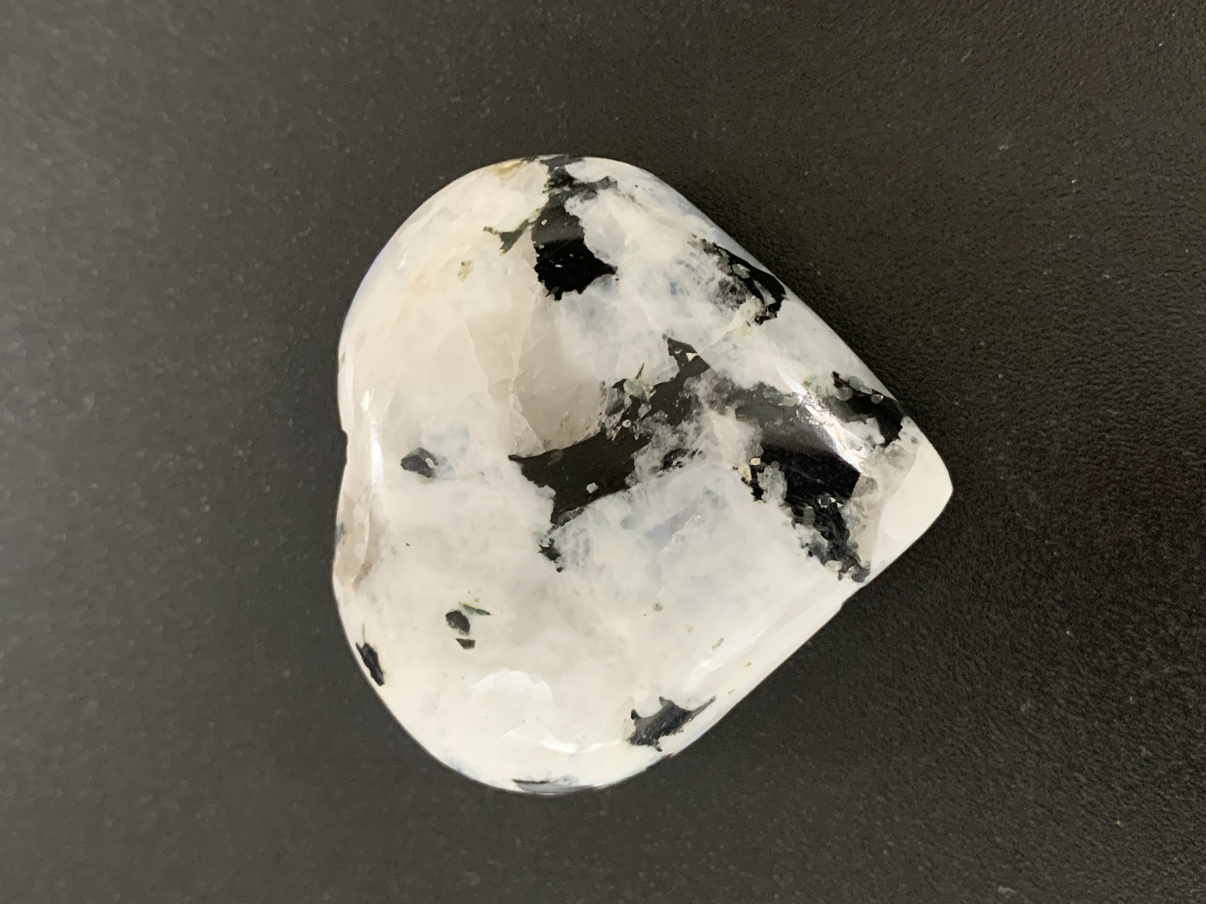 Rainbow Moonstone Heart