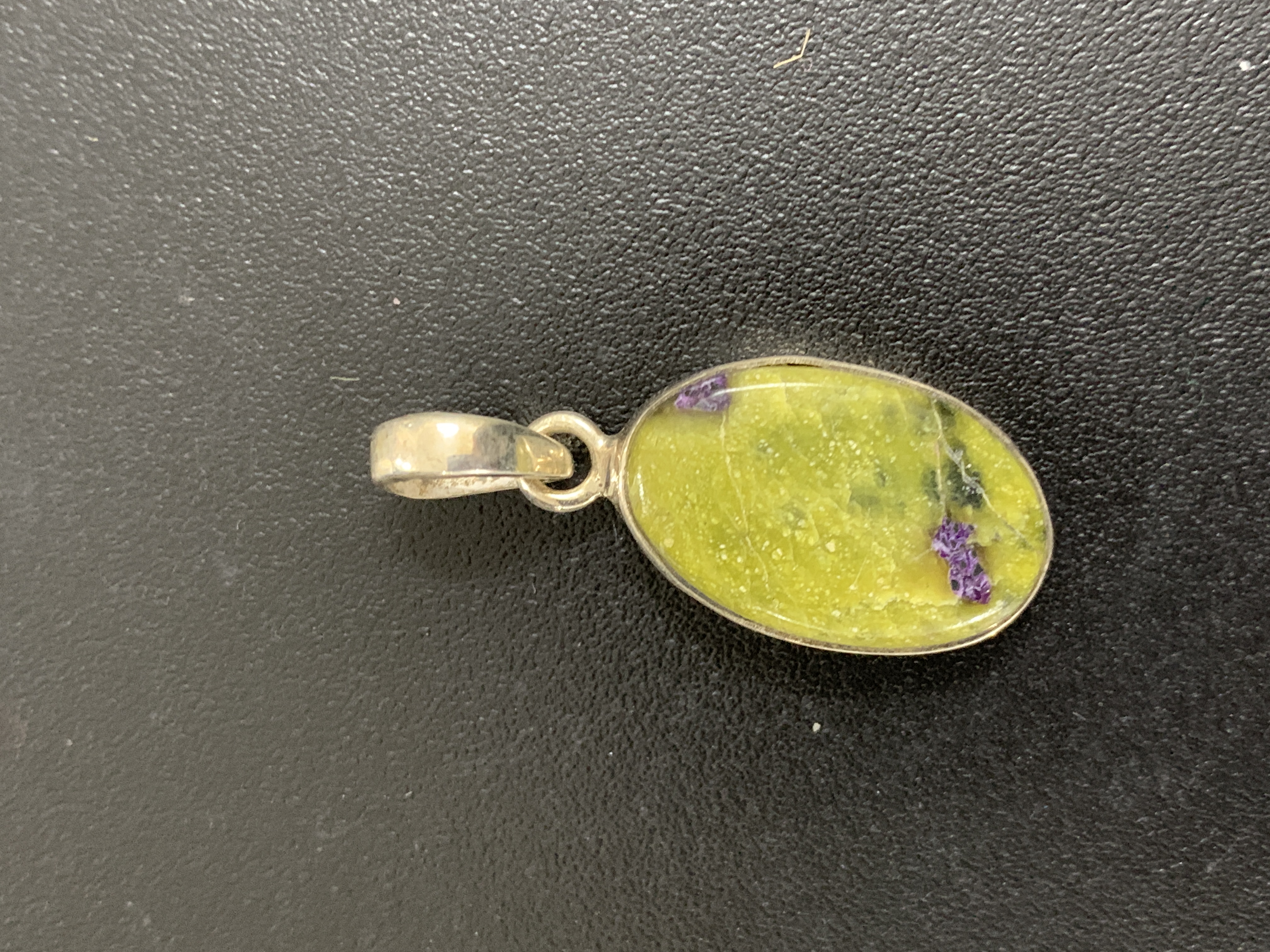 Atlatasite Silver Pendant