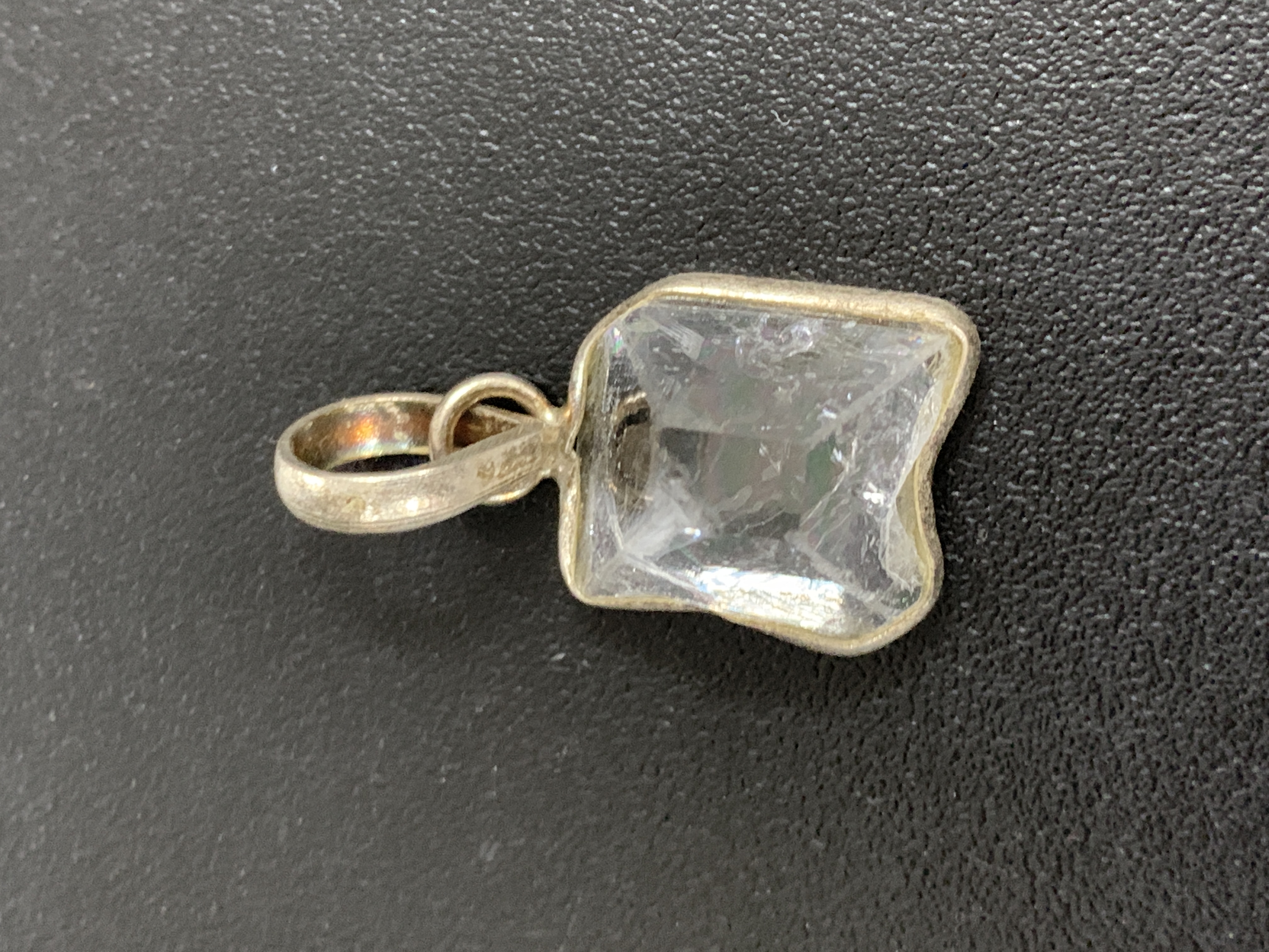 Apophyllite Silver Pendant