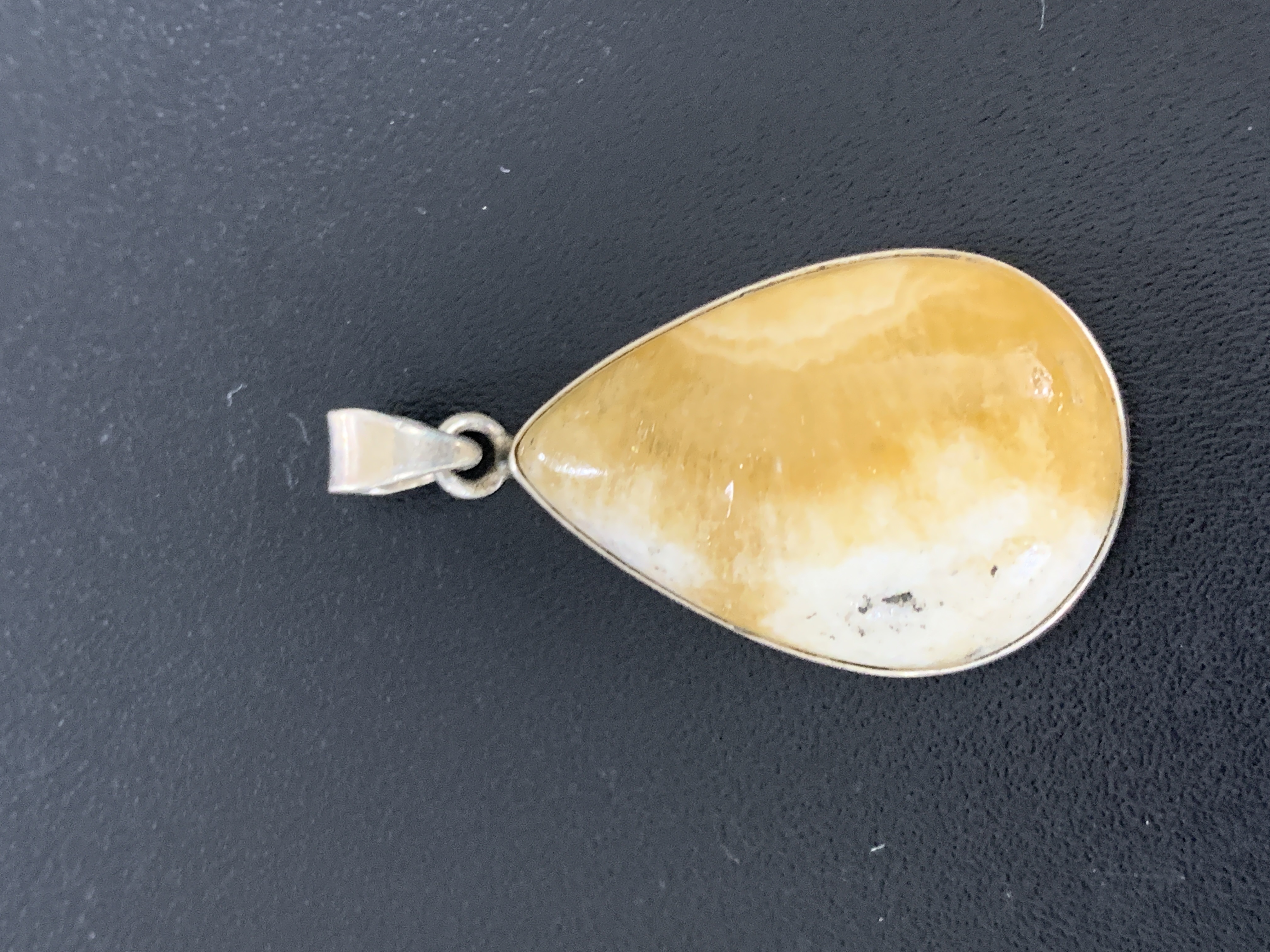 Calcite Silver Pendant