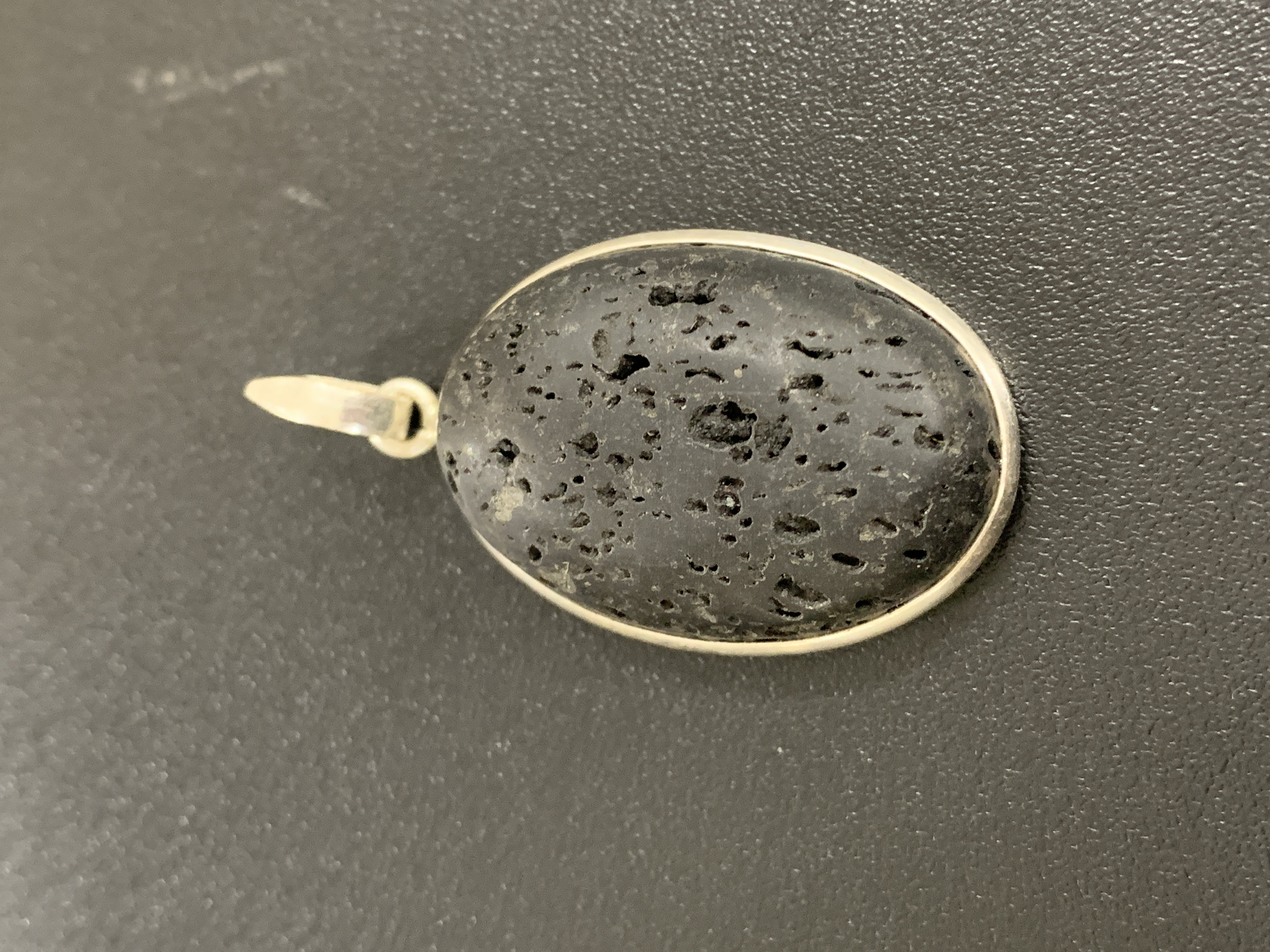 Lava Silver Pendant
