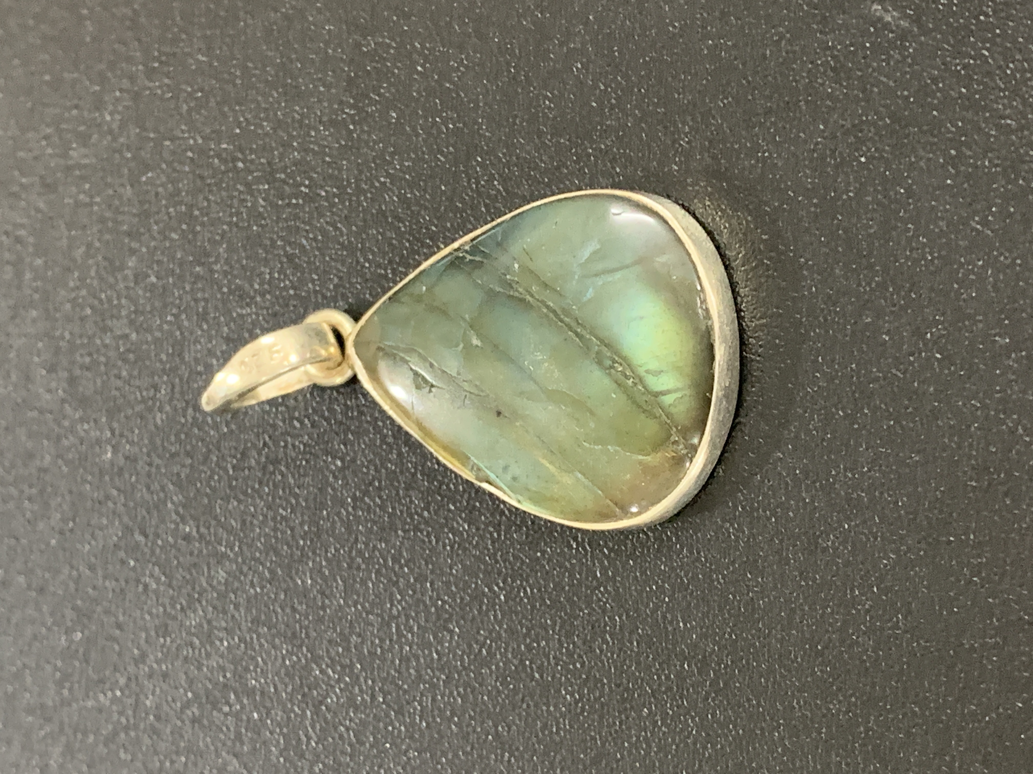 Labradorite Silver Pendant