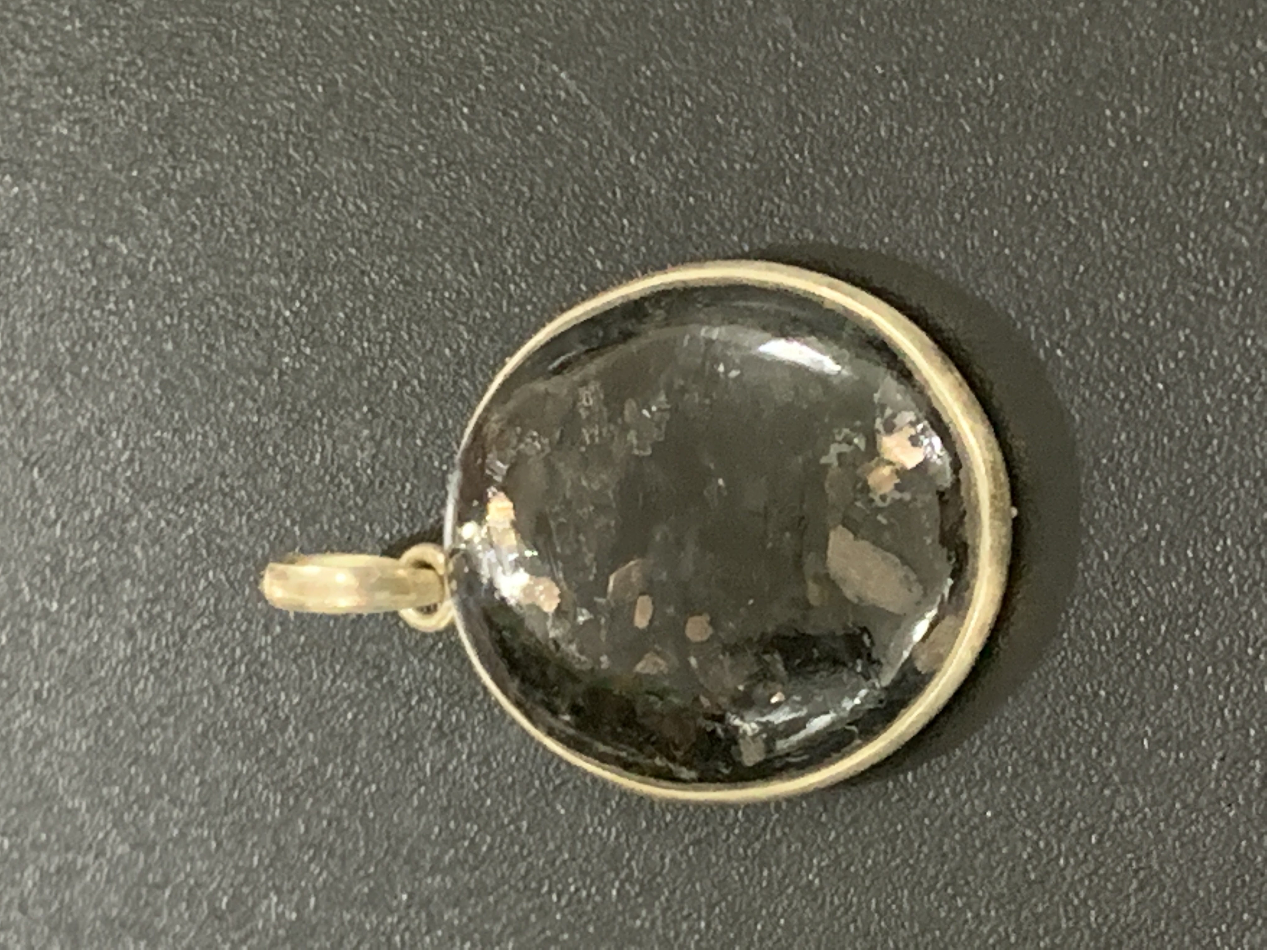 Nuummite Silver Pendant