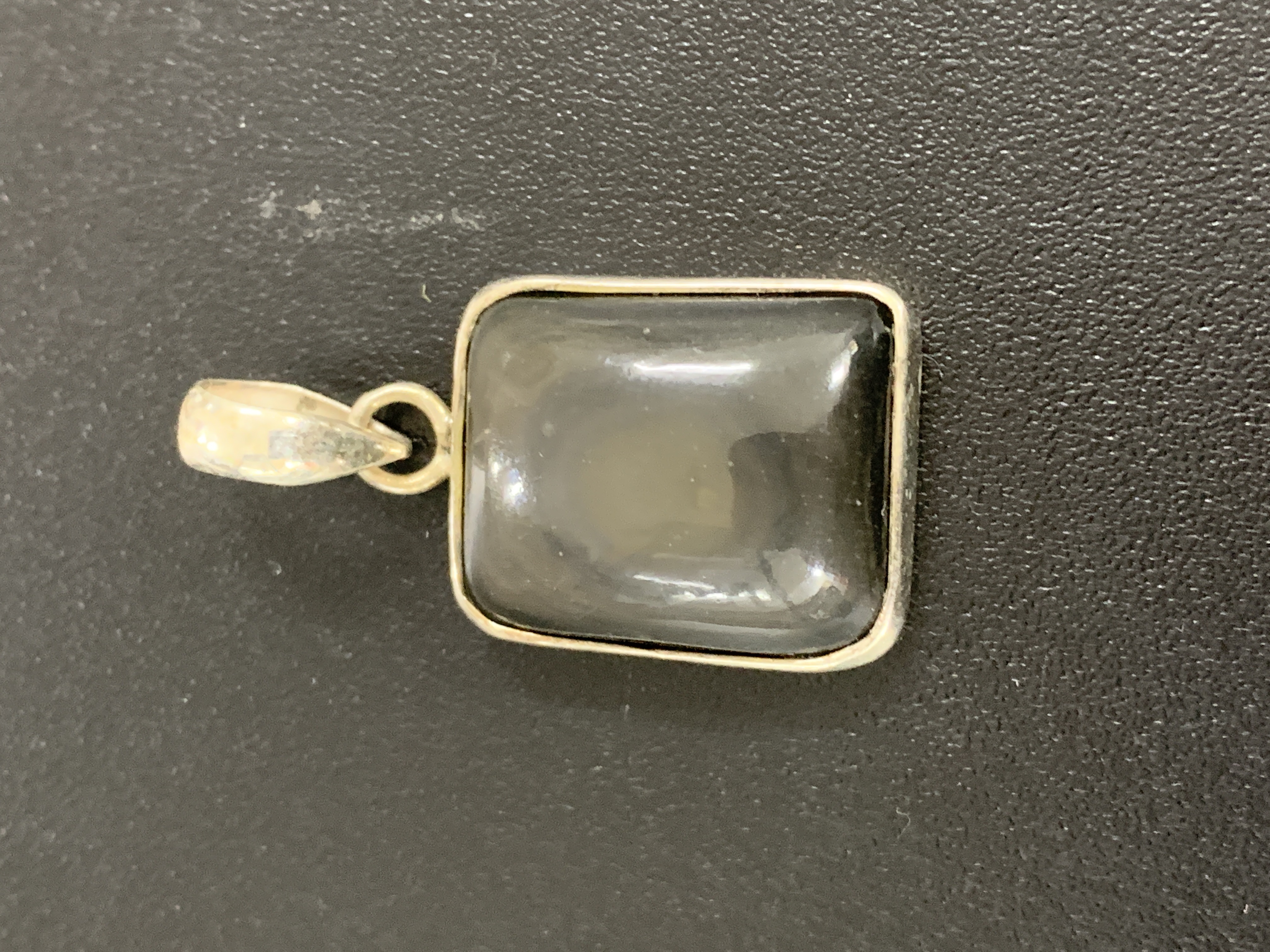 Rainbow Obsedian Silver Pendant