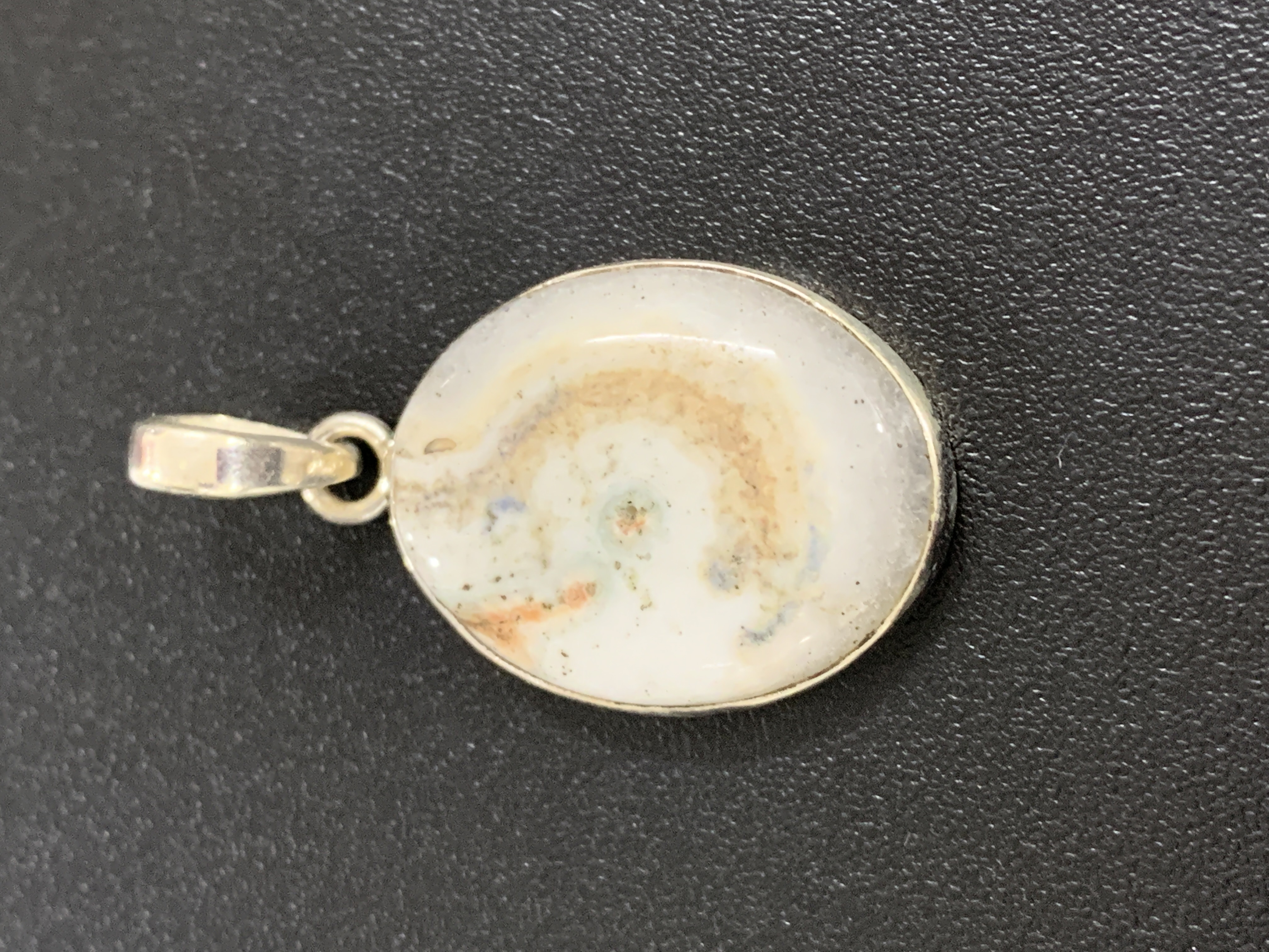 Solar Quartz Silver Pendant