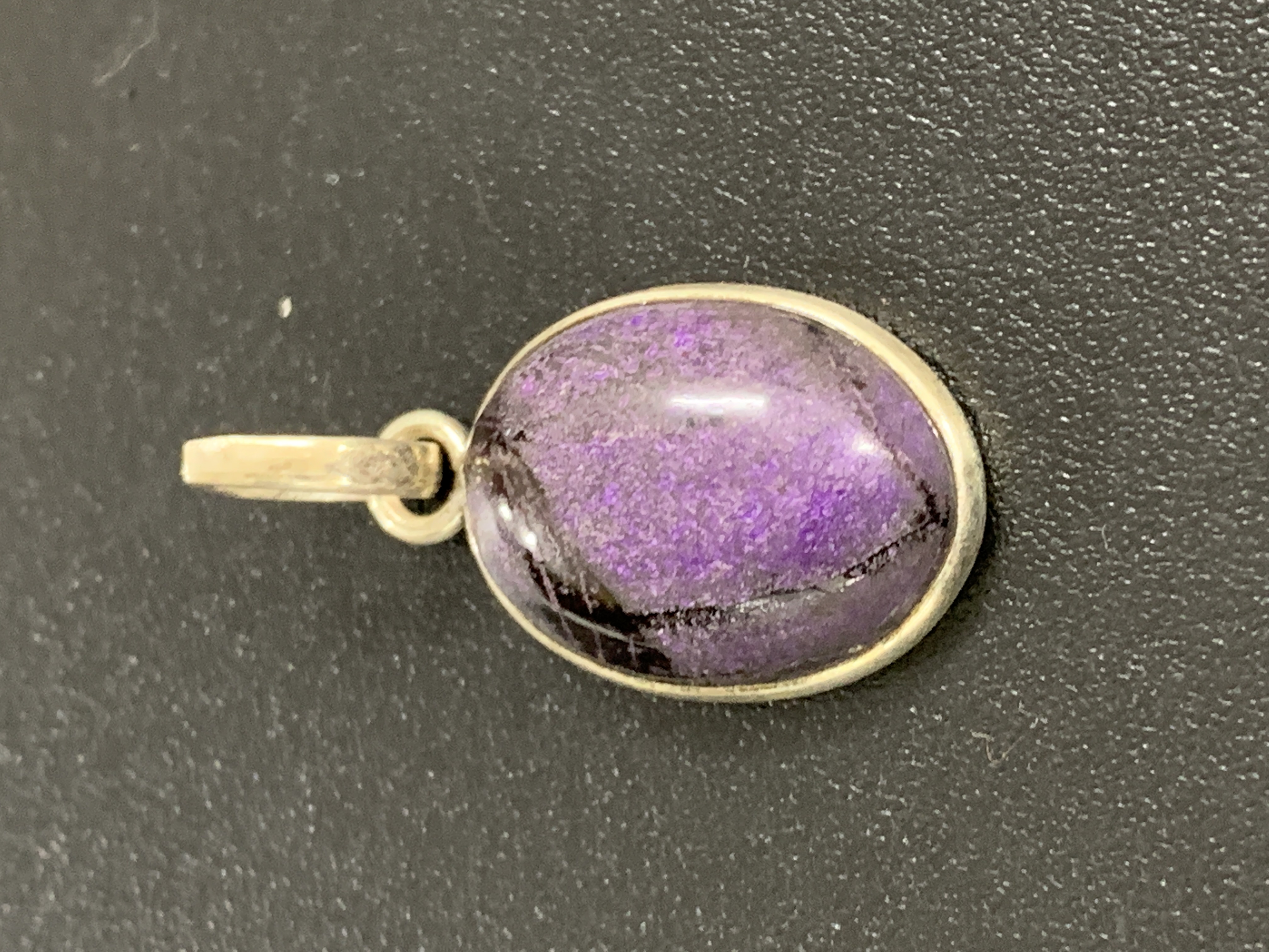 Sugulite Silver Pendant