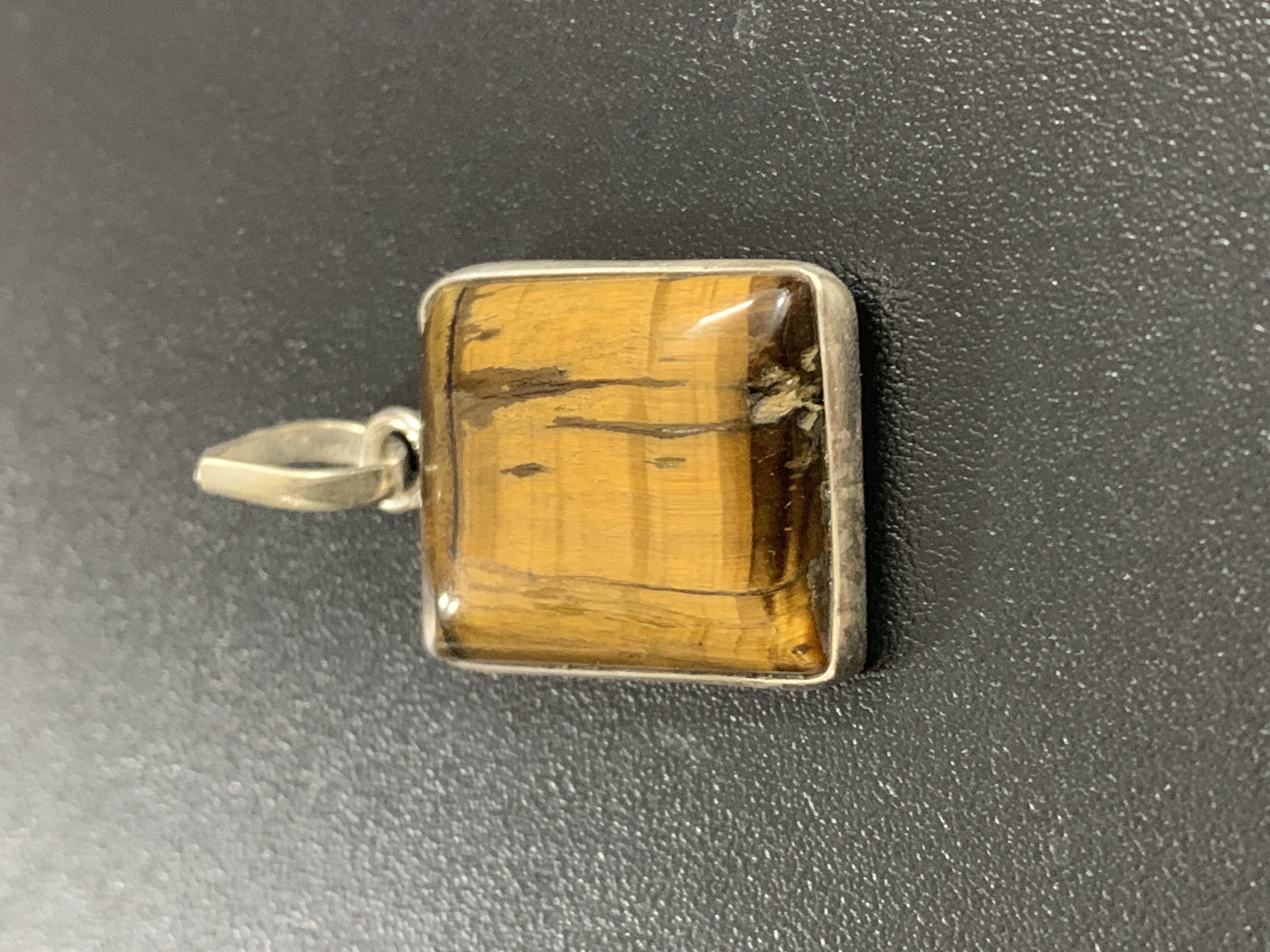 Tiger’s Eye Silver Pendant
