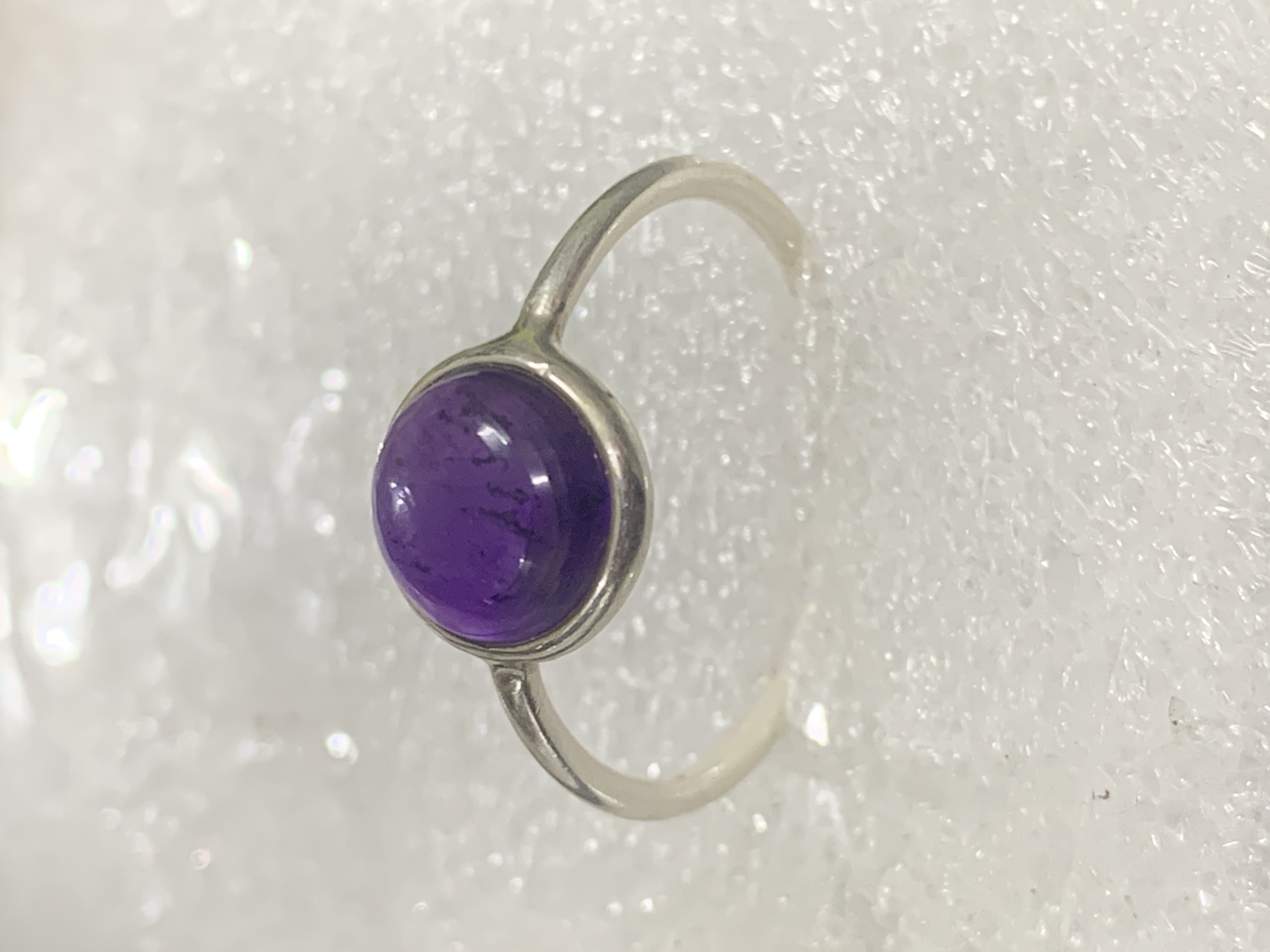 Amethyst Silver Ring