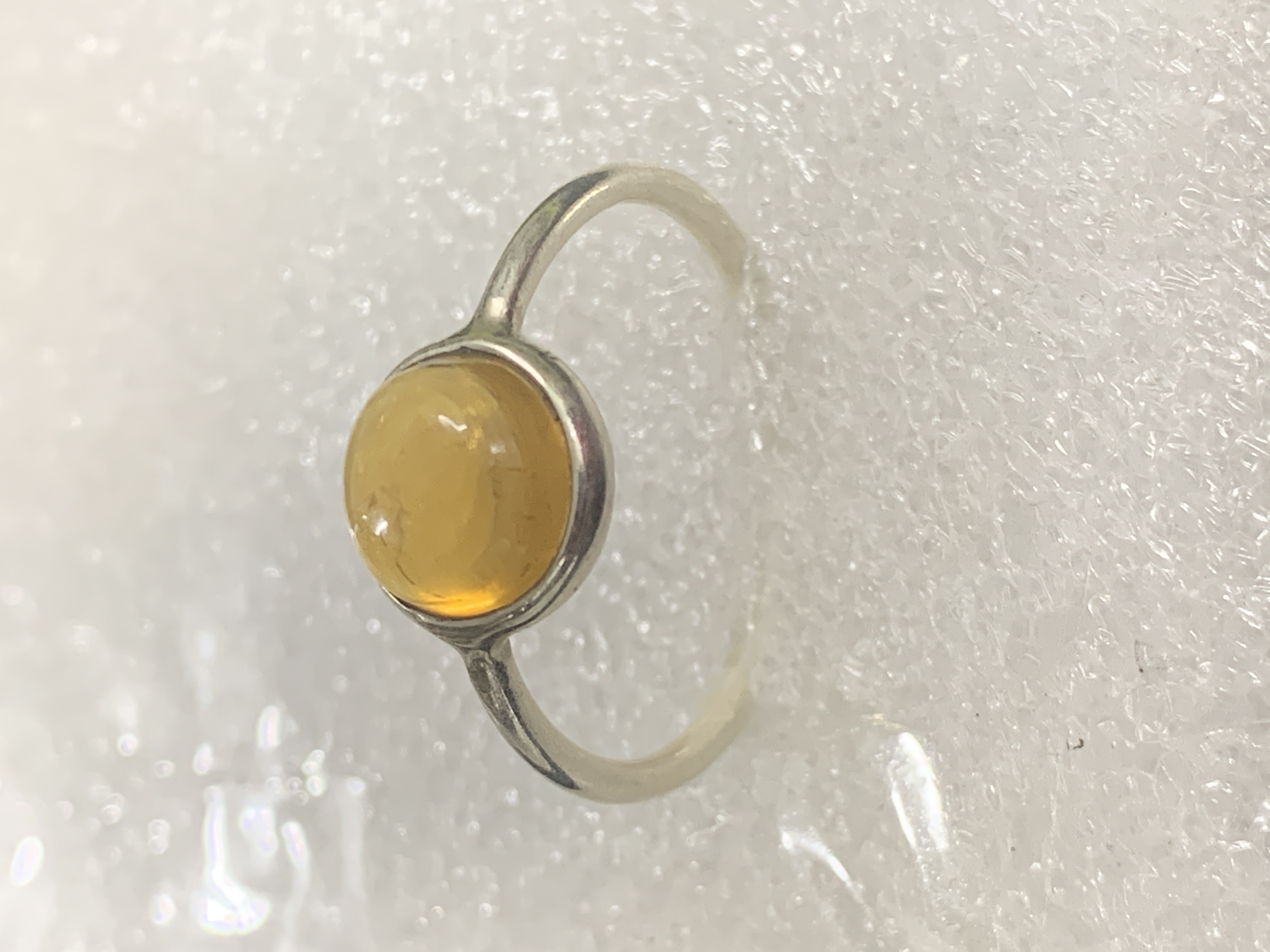Citrine Silver Ring