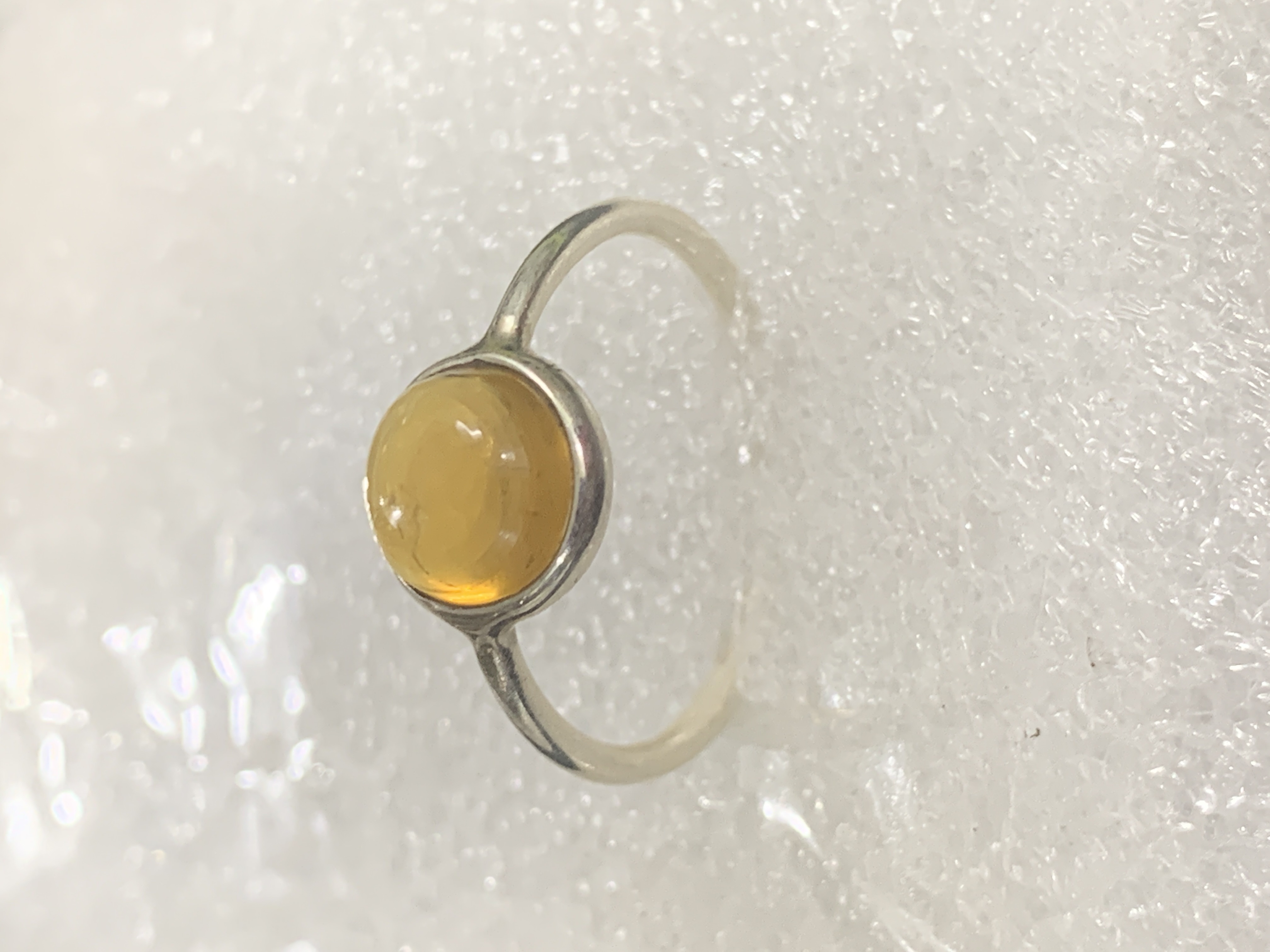 Citrine Silver Ring