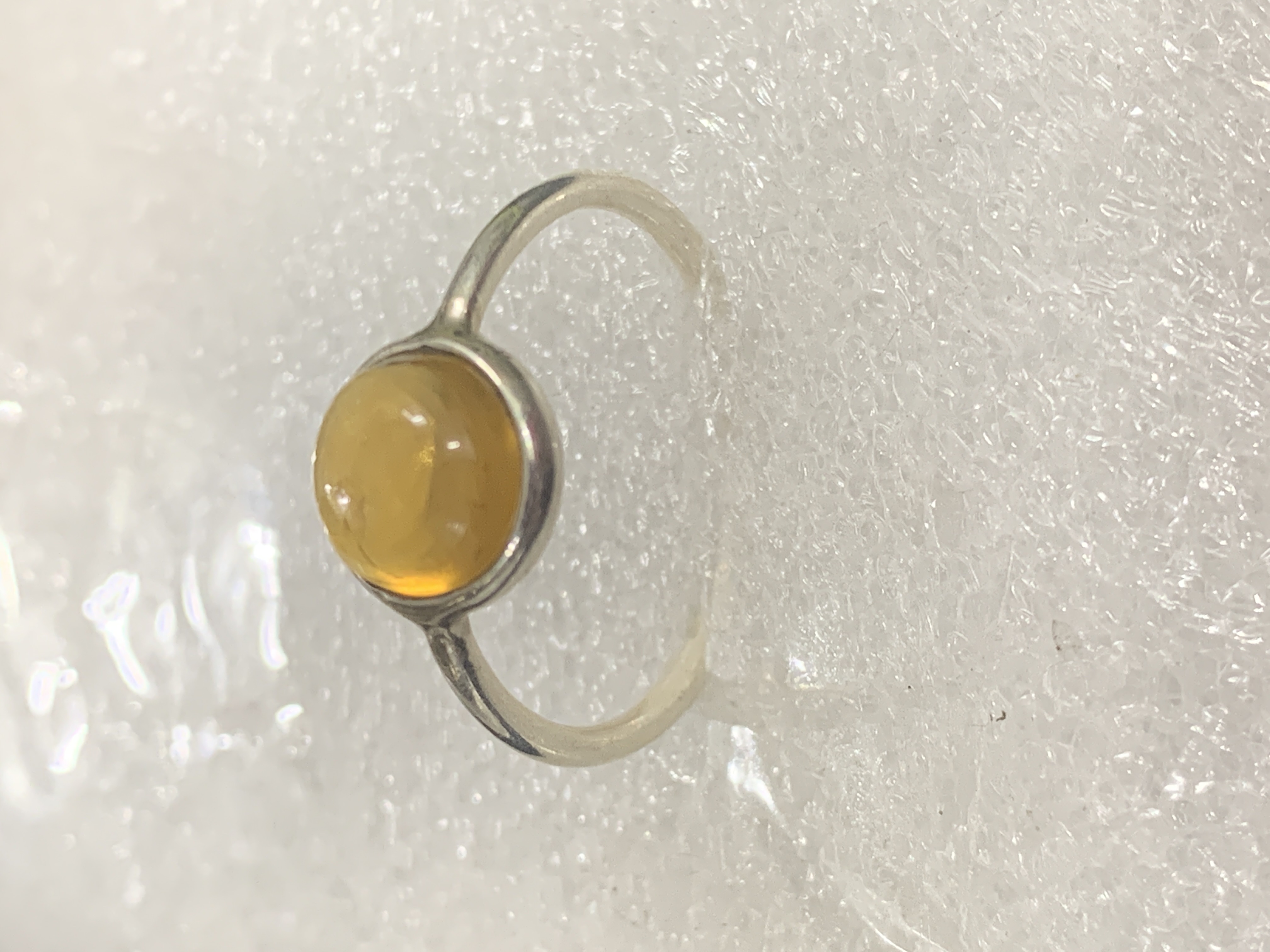 Citrine Silver Ring