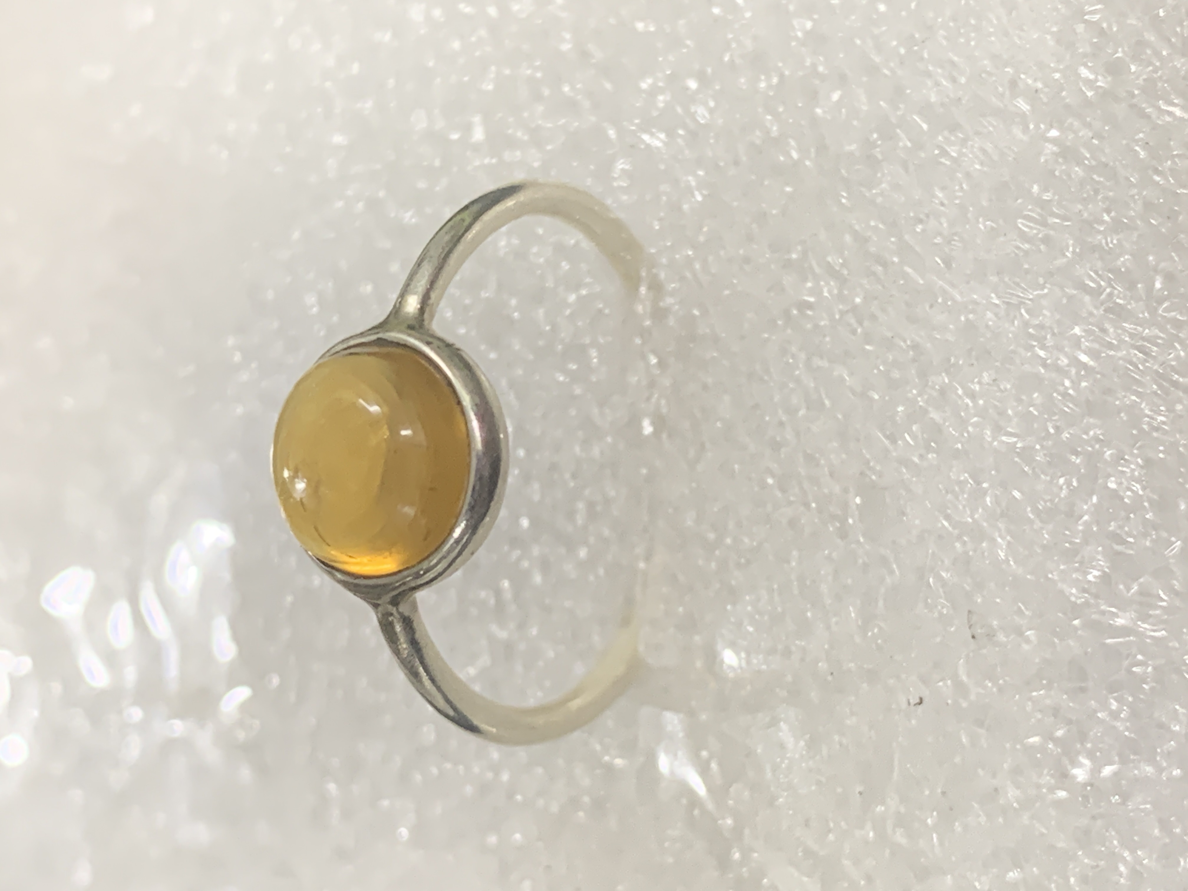 Citrine Silver Ring