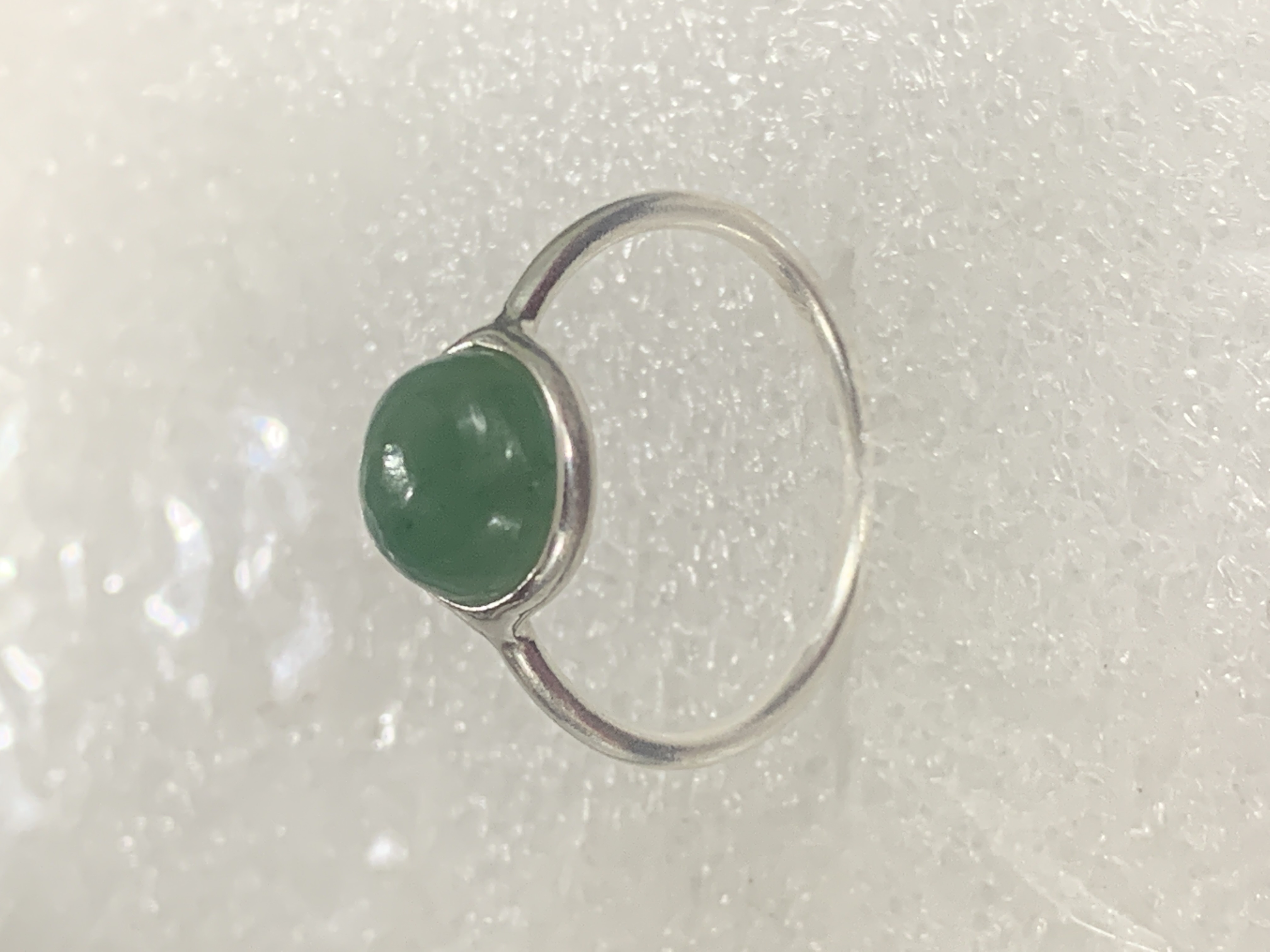 Jade Silver Ring