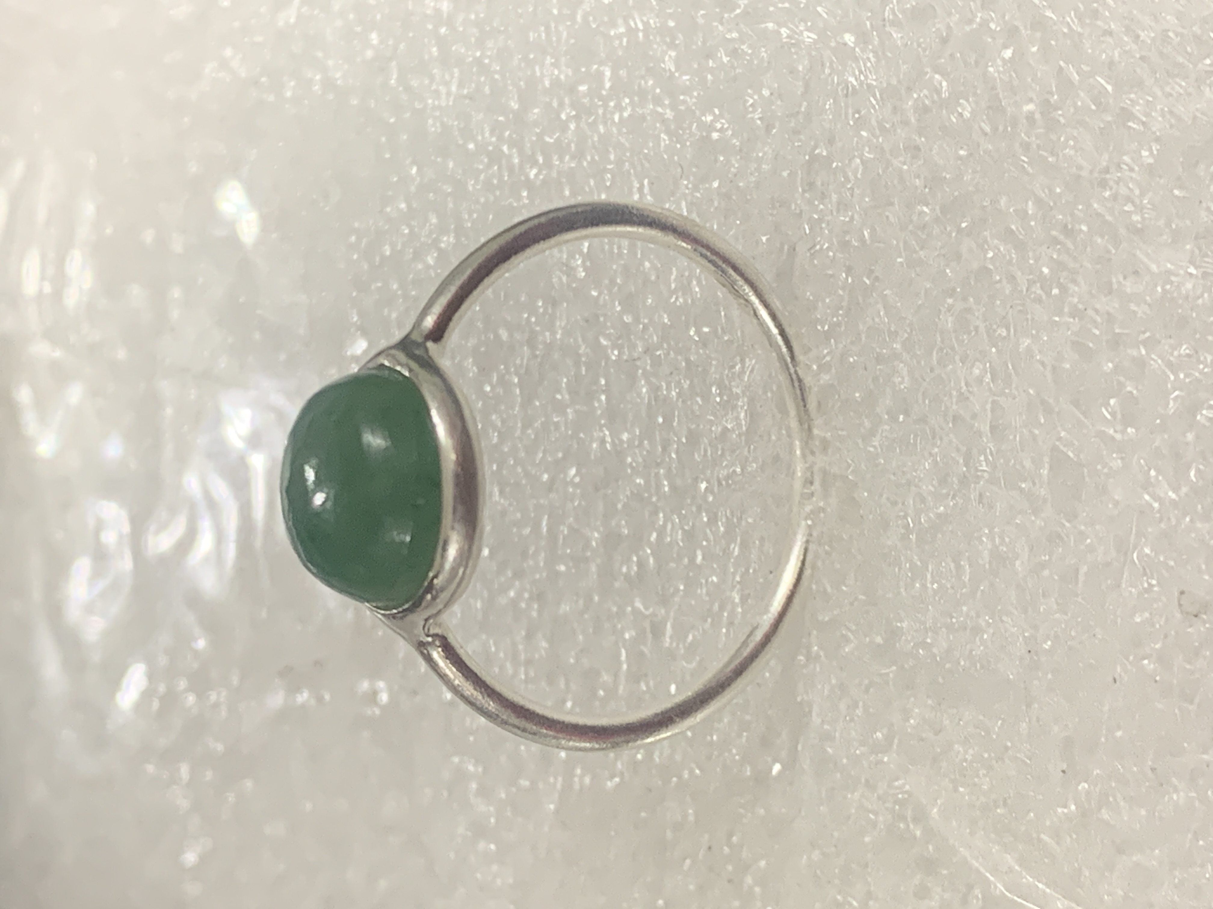 Jade Silver Ring