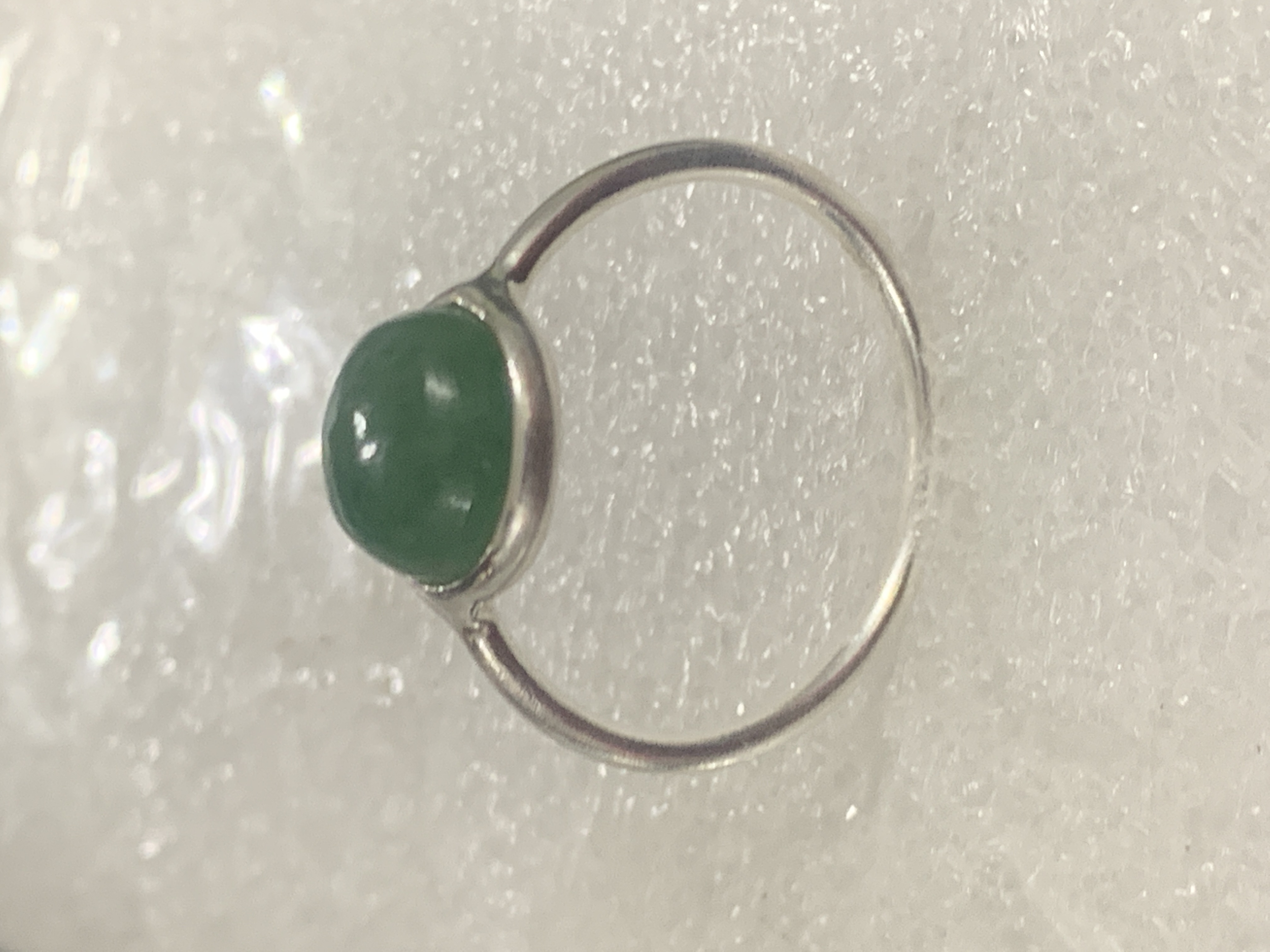 Jade Silver Ring