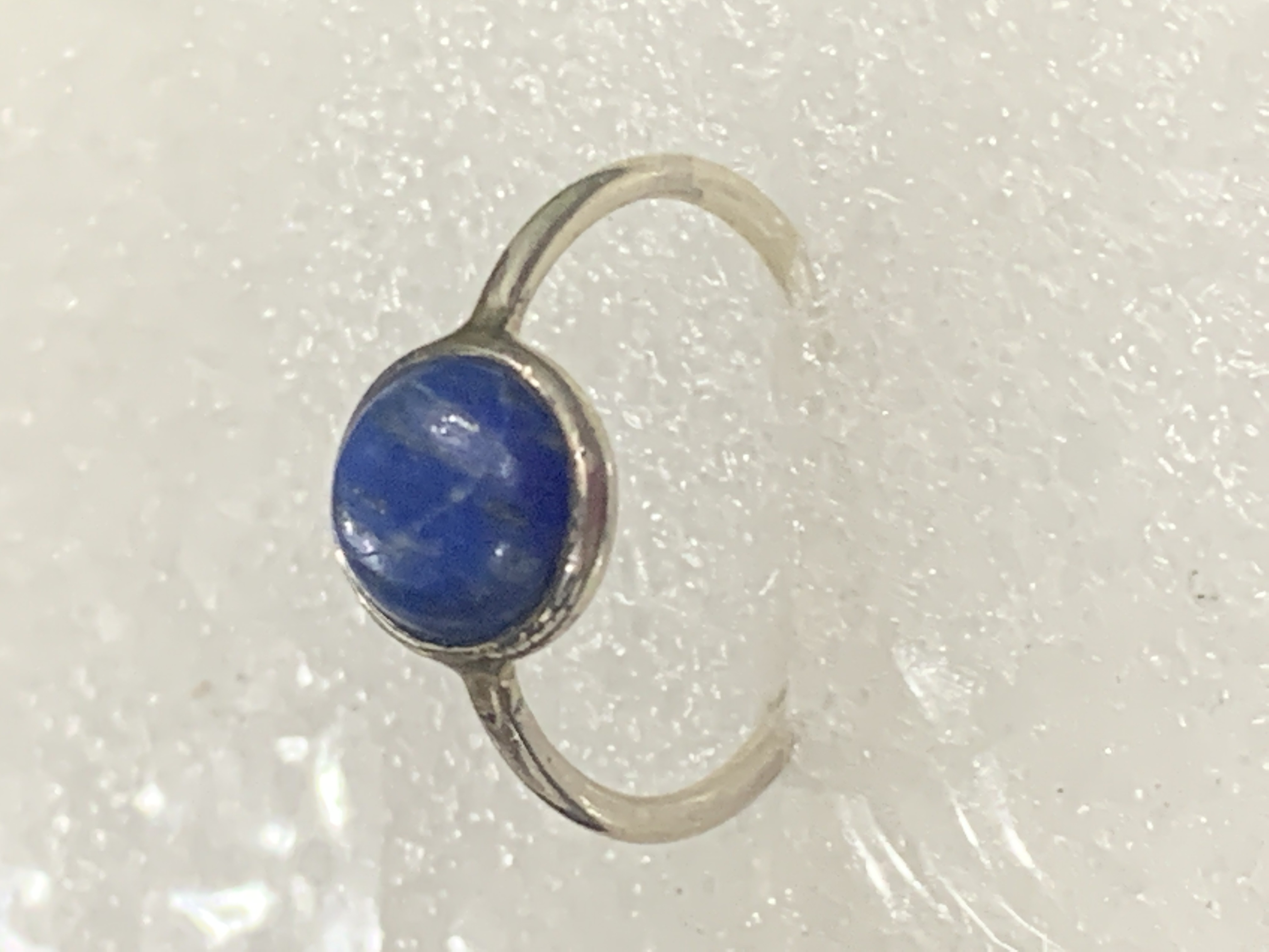Lapis Lazuli Silver Ring