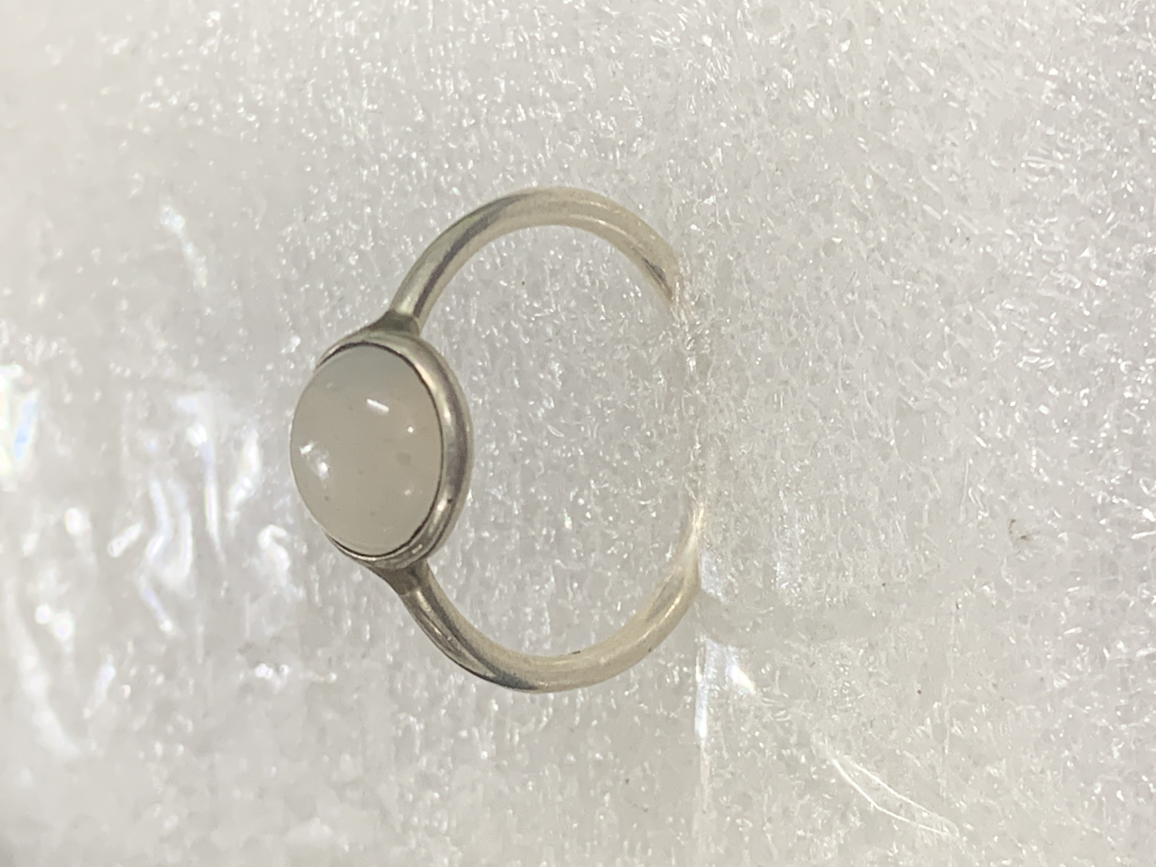 Moonstone Silver Ring