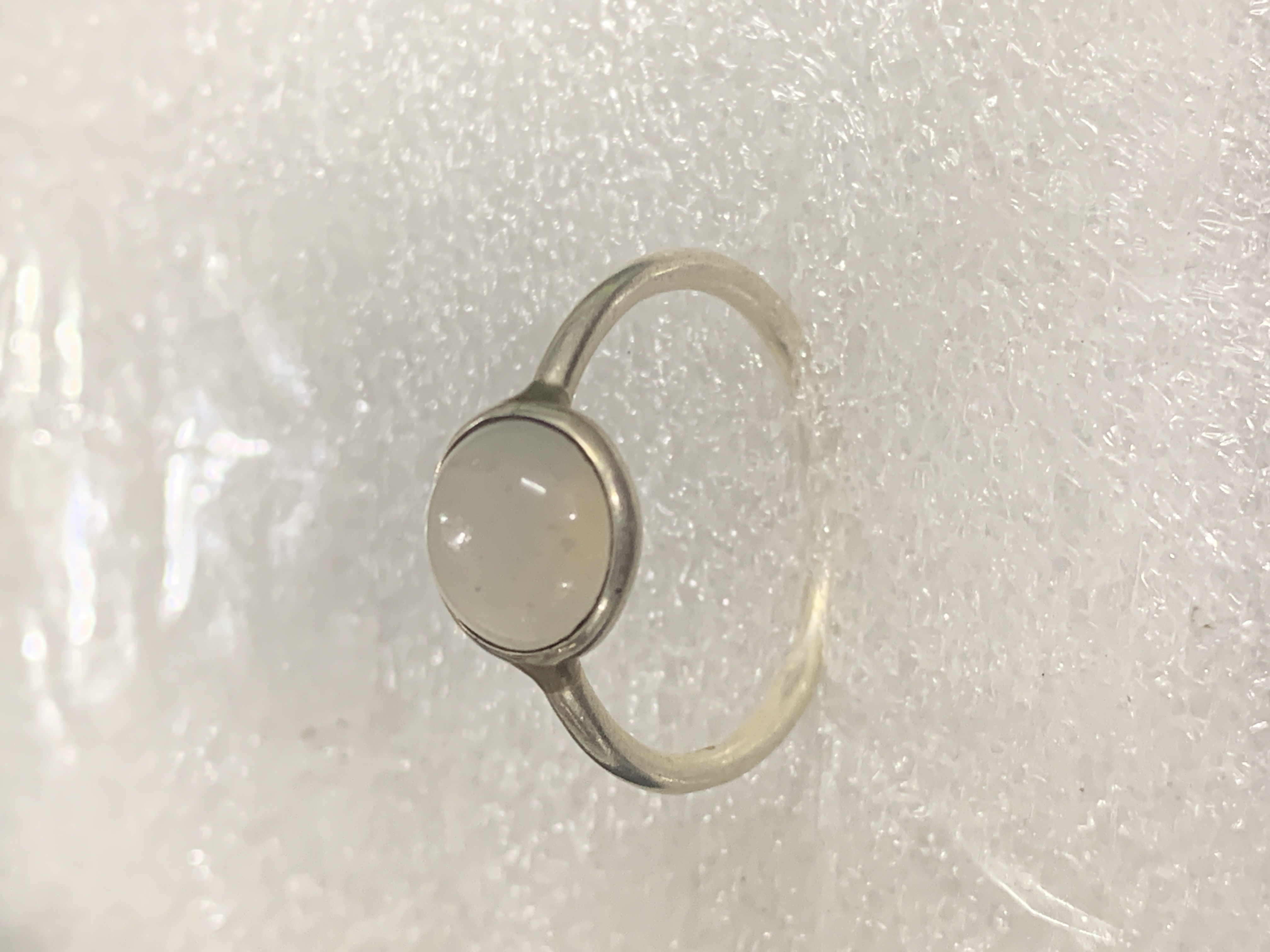 Moonstone Silver Ring